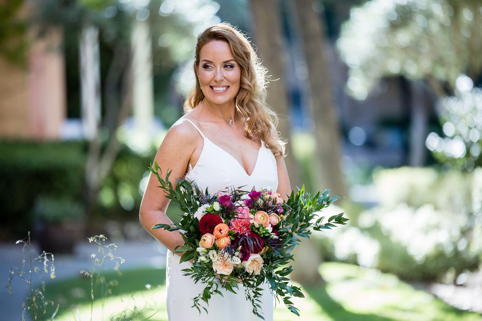 luxury spa-resort wedding at the fairmont sonoma mission inn, Portraits on the Fairmont Grounds