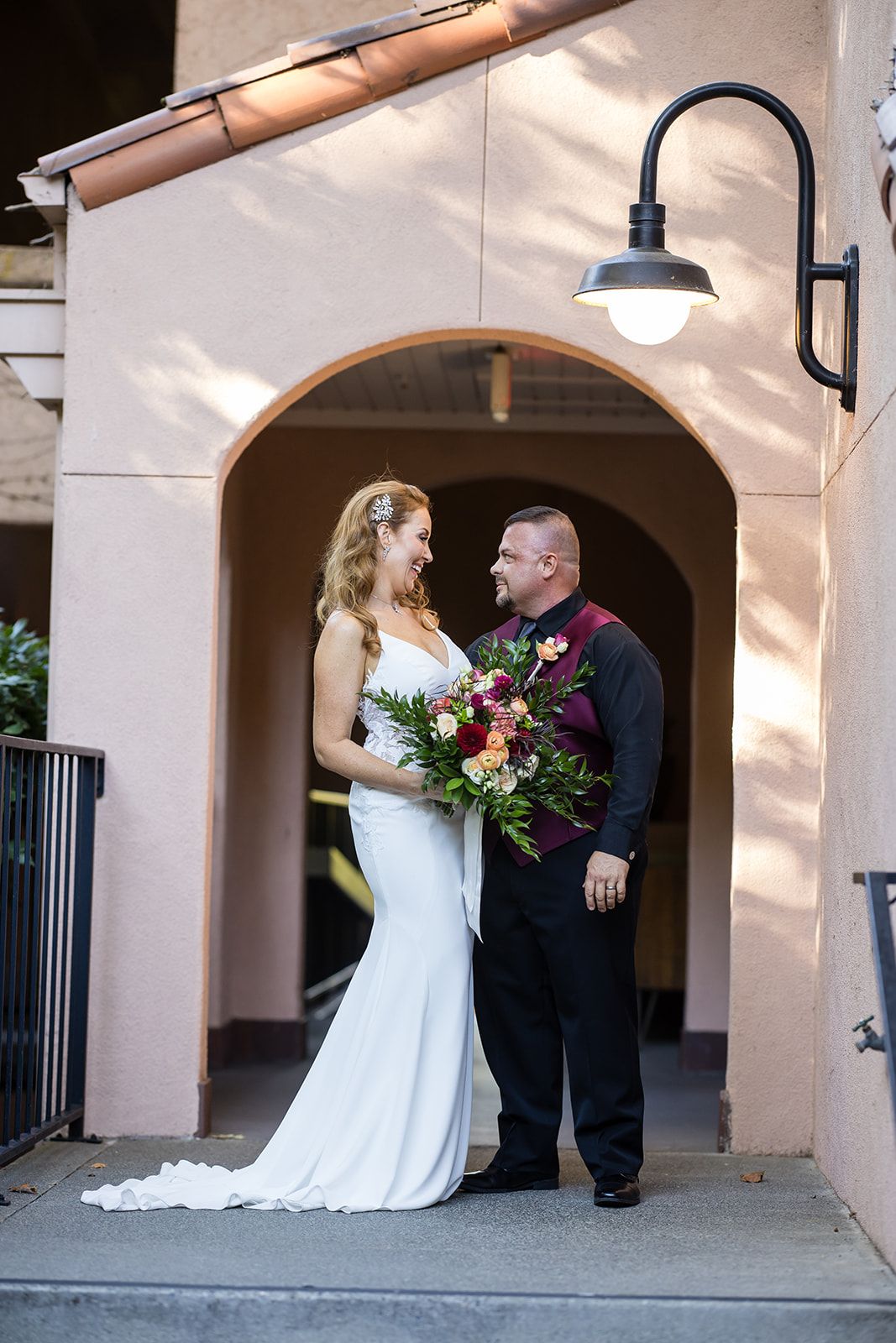 luxury spa-resort wedding at the fairmont sonoma mission inn, Portraits on the Fairmont Grounds