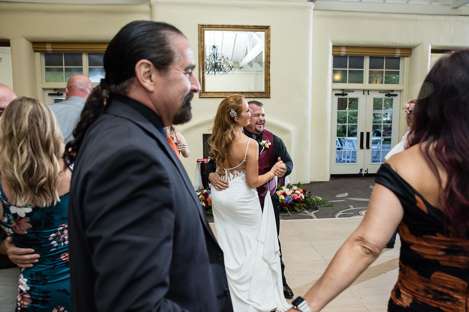 luxury spa-resort wedding at the fairmont sonoma mission inn, Dinner and Dancing in the Sonoma Valley Room