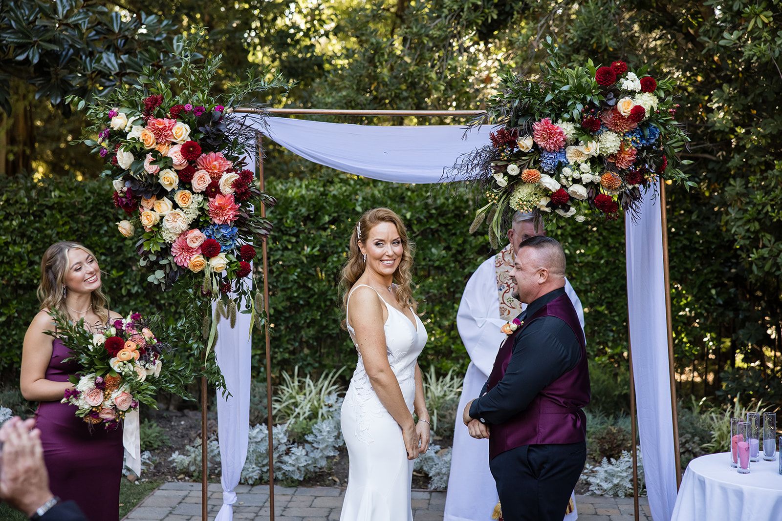 luxury spa-resort wedding at fairmont sonoma mission inn, The Creekside Lawn Ceremony at the Fairmont