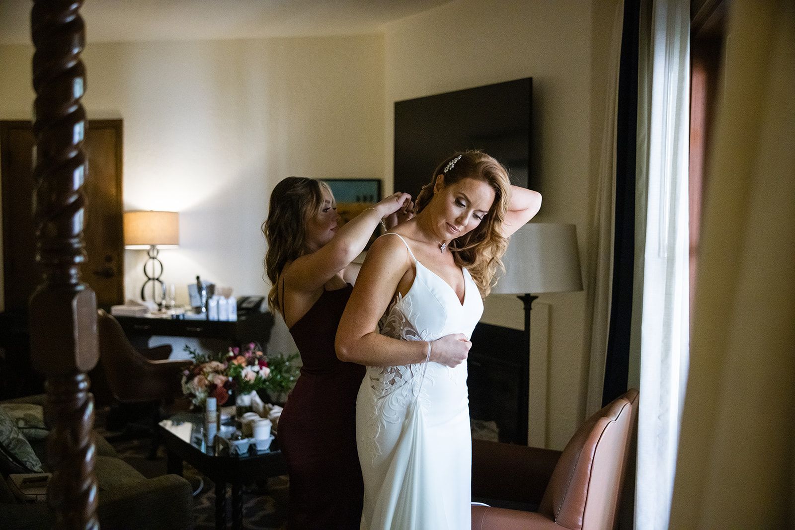 luxury spa-resort wedding at fairmont sonoma mission inn, Getting Ready at the Fairmont Sonoma Mission Inn