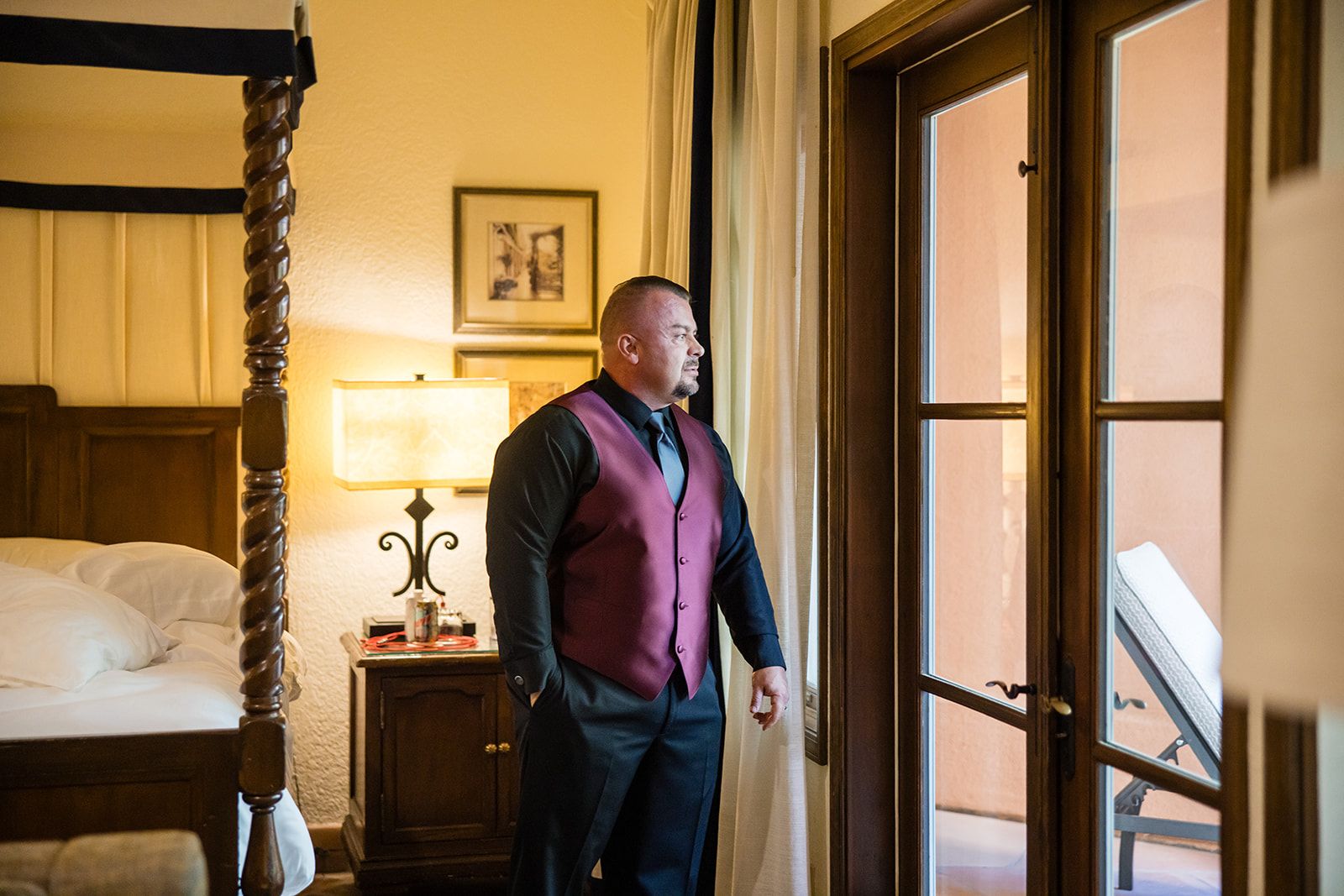 luxury spa-resort wedding at fairmont sonoma mission inn, Getting Ready at the Fairmont Sonoma Mission Inn