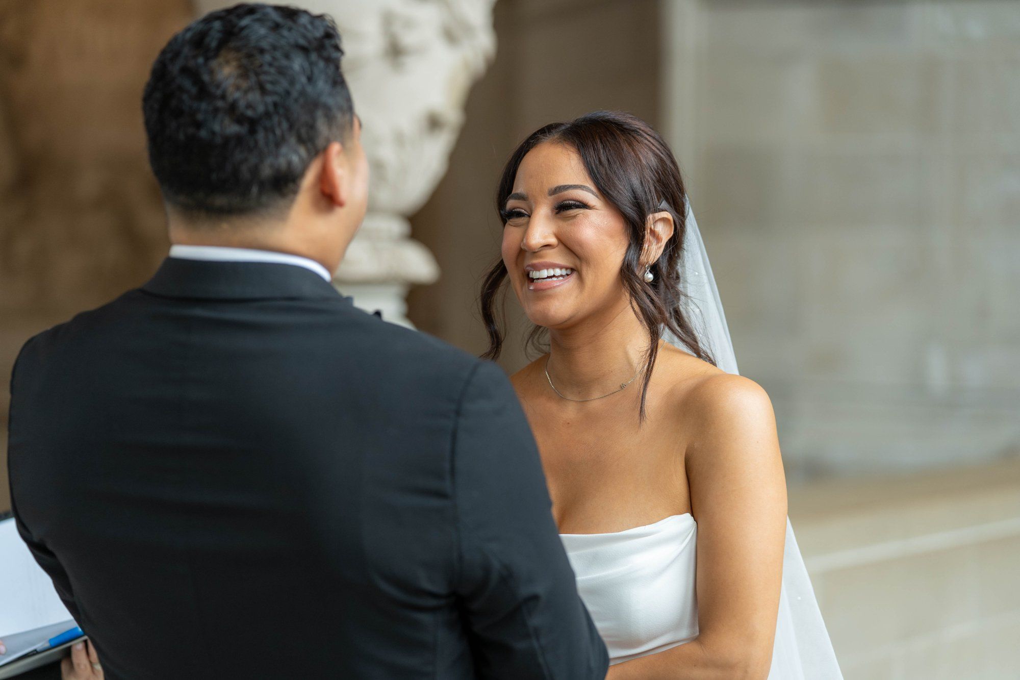 classic city hall micro wedding, grand staircase, Vows on the Grand Staircase, an SF City Hall Staircase Wedding