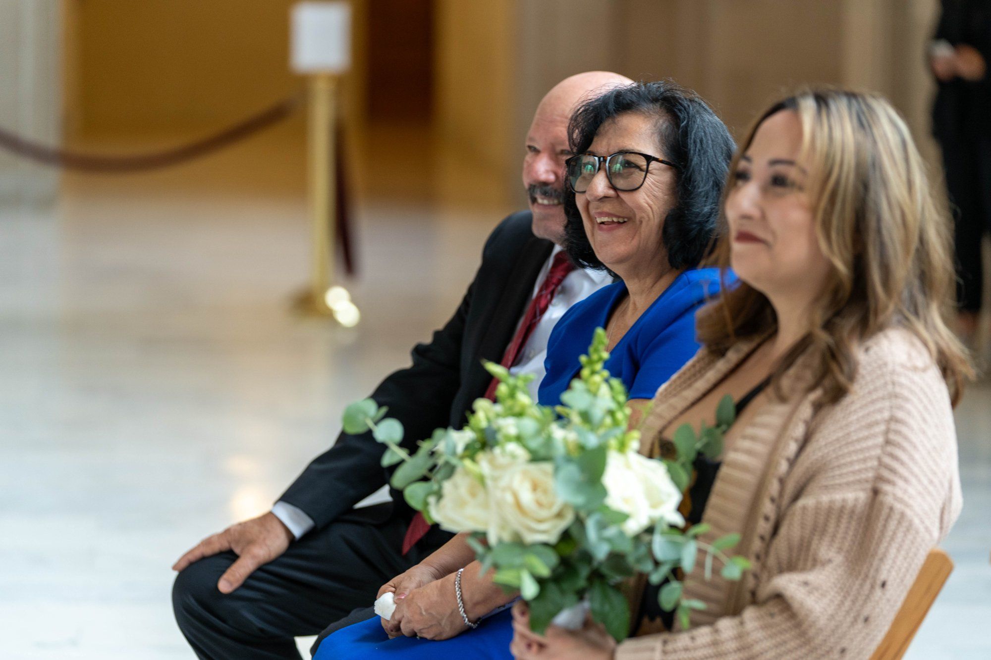classic city hall micro wedding, grand staircase, Vows on the Grand Staircase, an SF City Hall Staircase Wedding