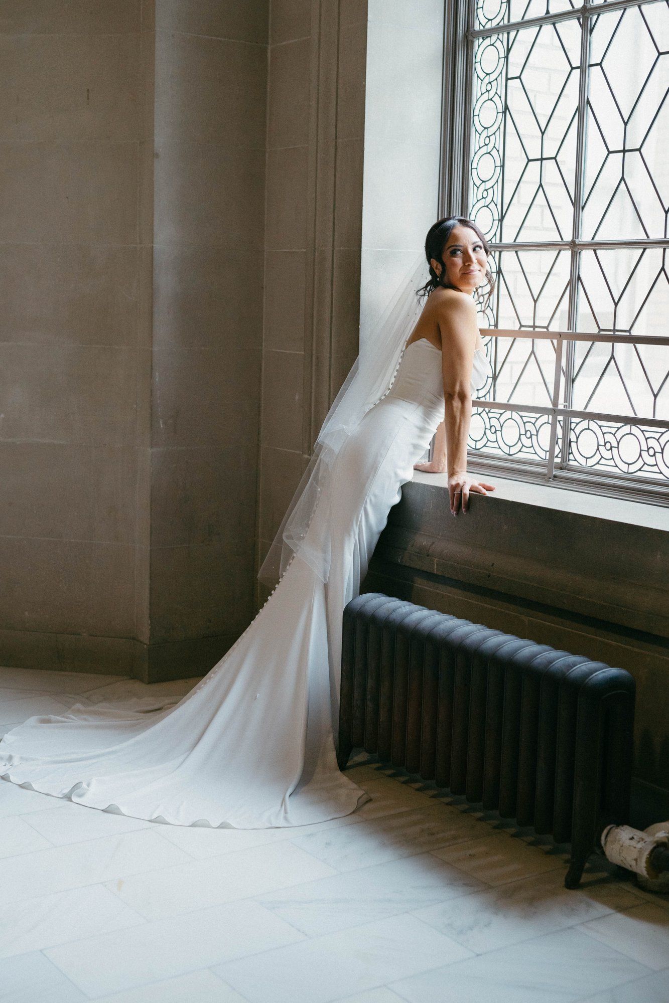 classic city hall micro wedding, grand staircase, Portraits Under the Dome