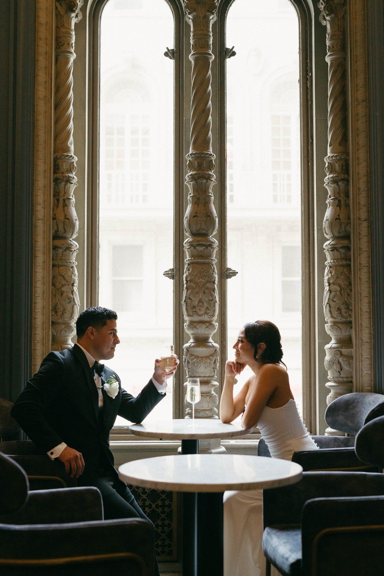 classic city hall micro wedding, grand staircase, Portraits Under the Dome