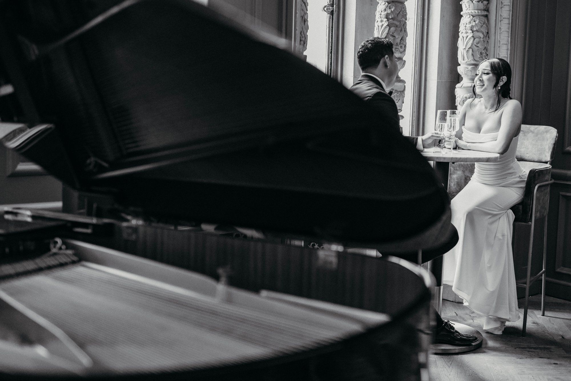 classic city hall micro wedding, grand staircase, Portraits Under the Dome
