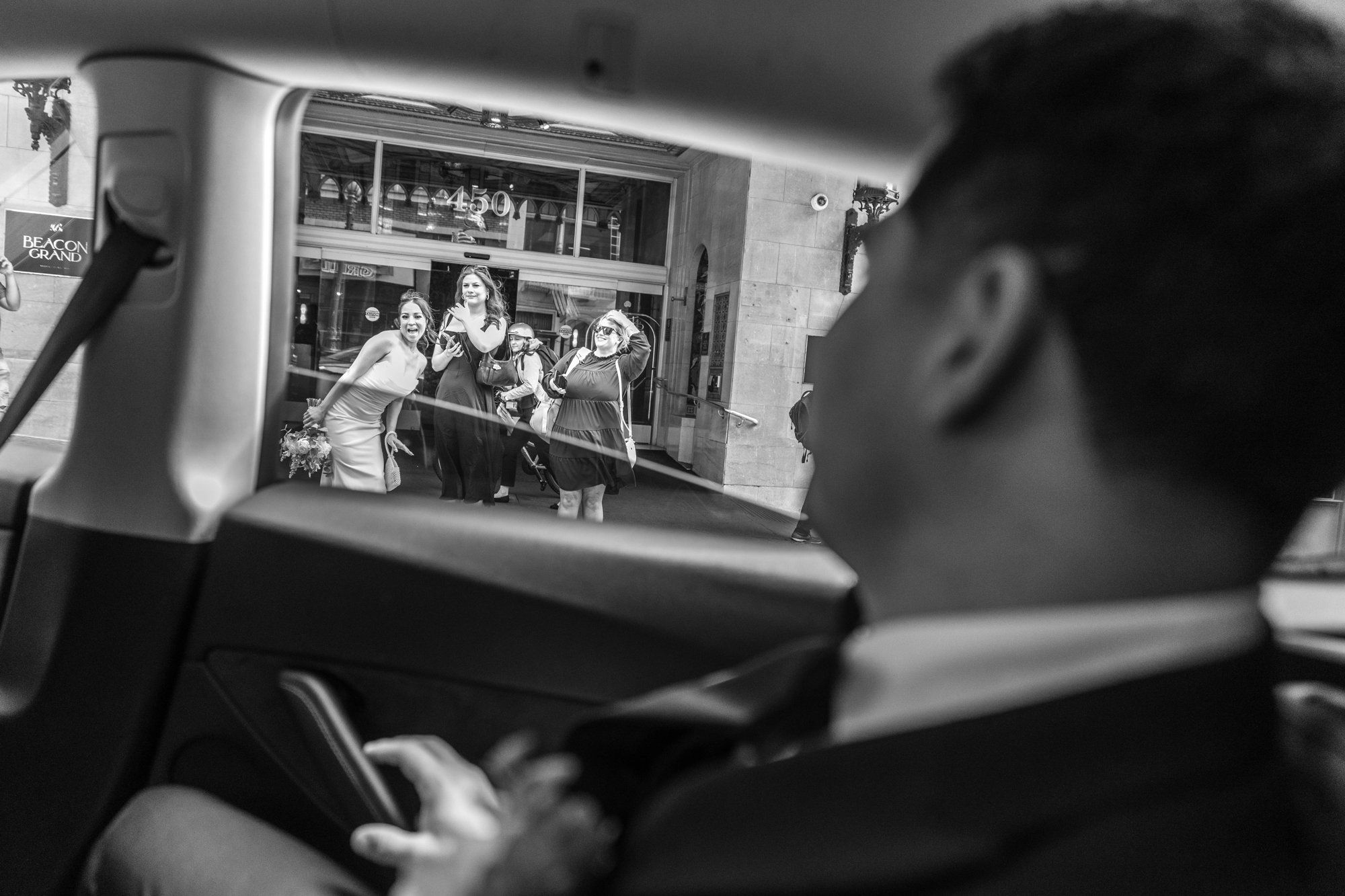 classic city hall micro wedding, Getting Ready Before the City Hall Ceremony