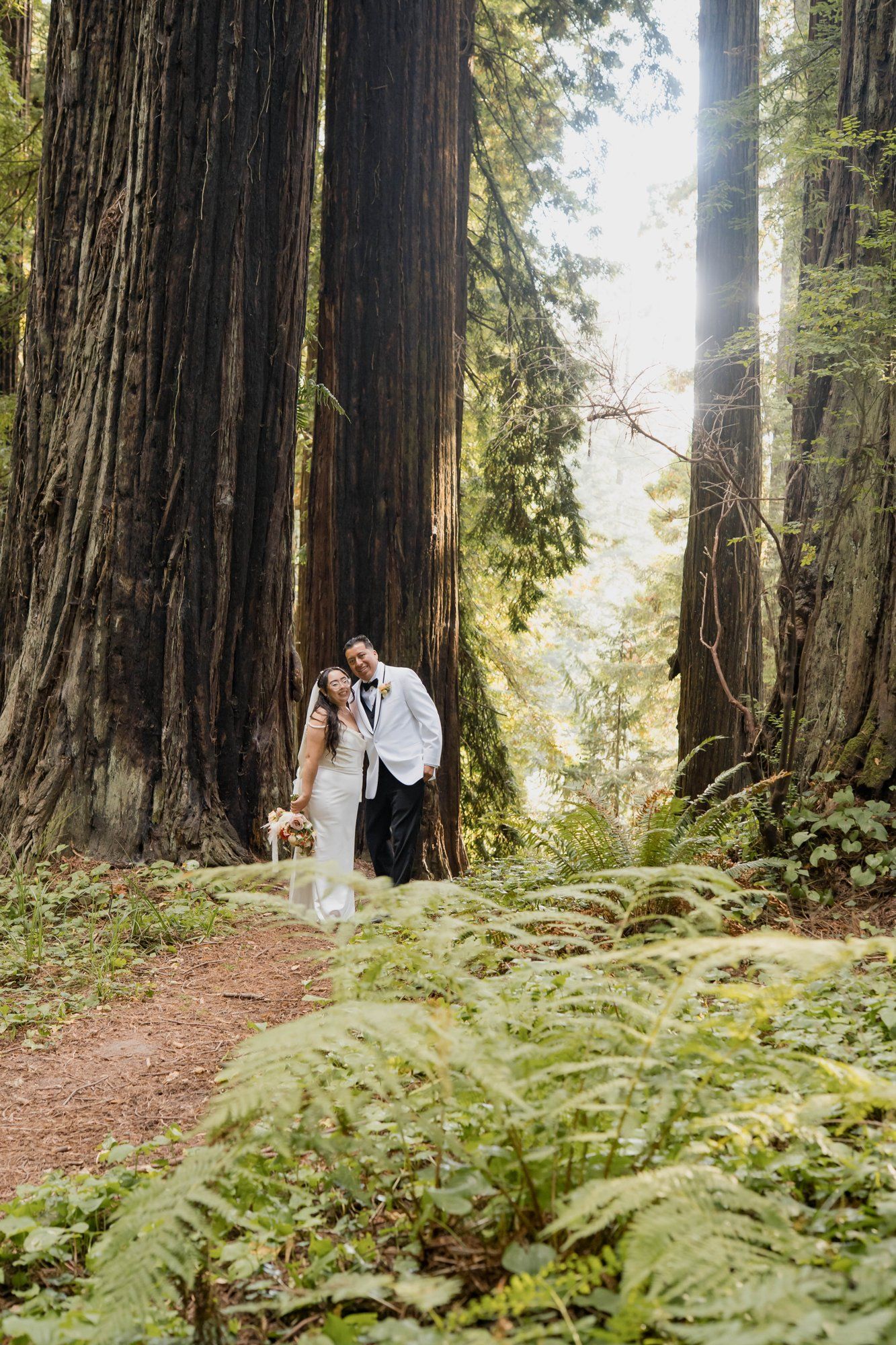 same-sex redwoods elopement at sequoia park zoo skywalk, Toasts, Dances, and an Owl