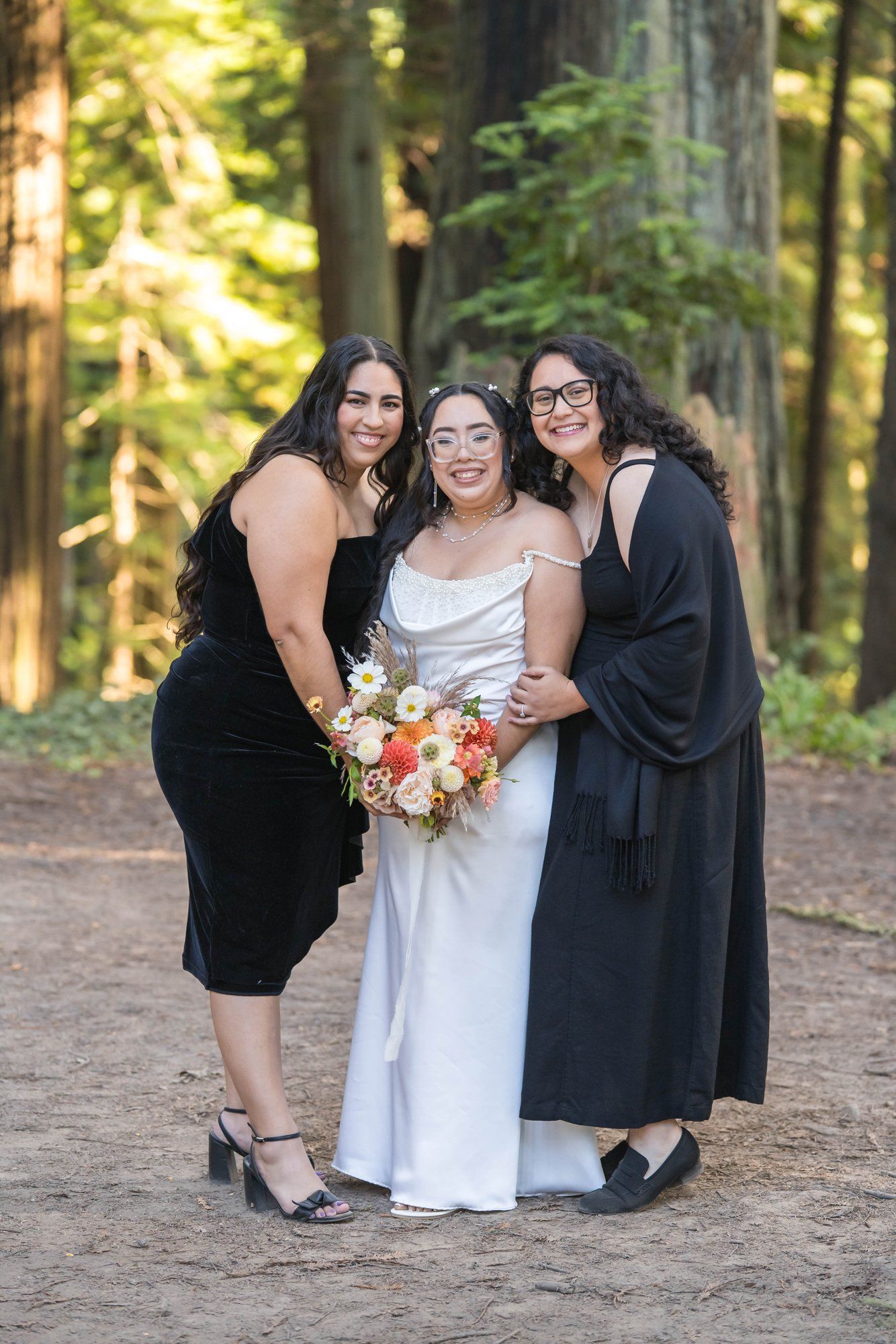 same-sex redwoods elopement at sequoia park zoo skywalk, Toasts, Dances, and an Owl