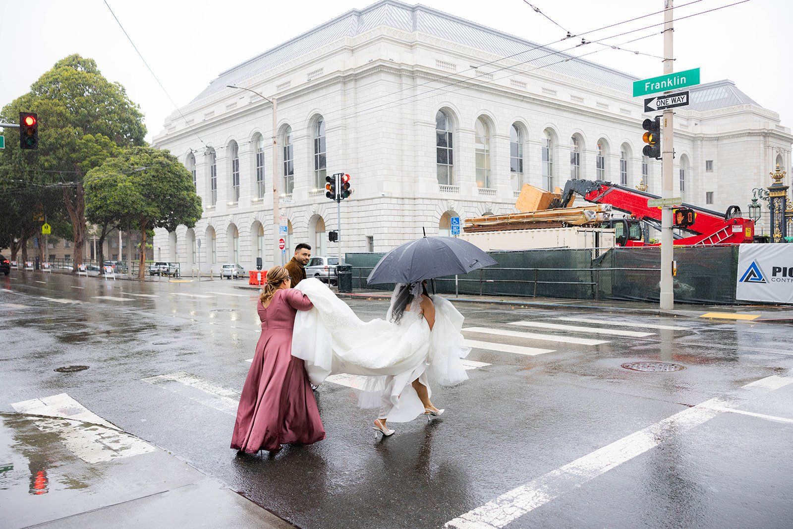 fourth-floor gallery city hall wedding + boudin bistro (planning-restart story), Portraits in the Marble
