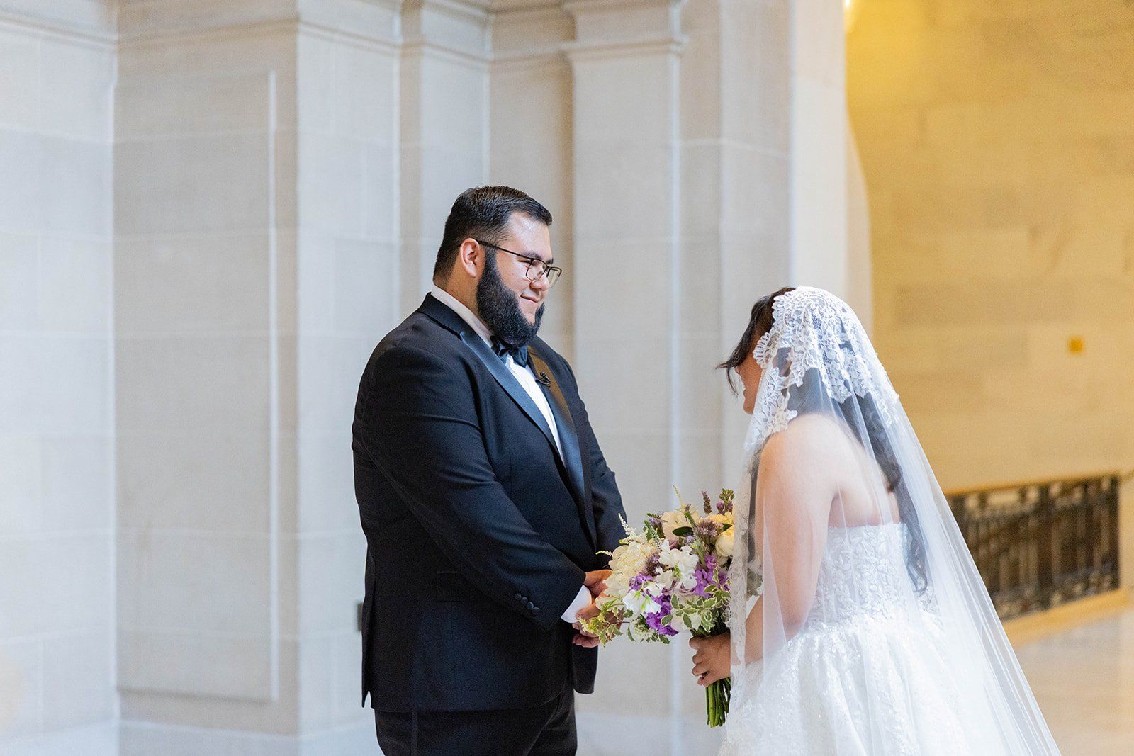 fourth-floor gallery city hall wedding + boudin bistro (planning-restart story), The Fourth Floor North Gallery