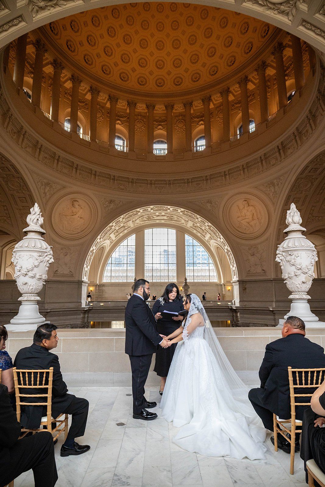 fourth-floor gallery city hall wedding + boudin bistro (planning-restart story), The Fourth Floor North Gallery