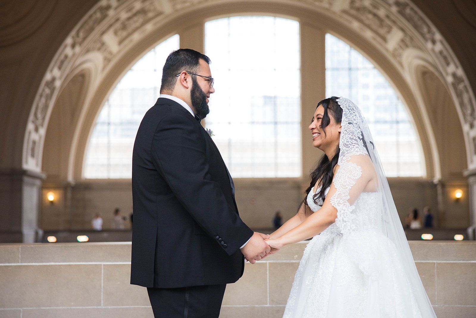 fourth-floor gallery city hall wedding + boudin bistro (planning-restart story), The Fourth Floor North Gallery