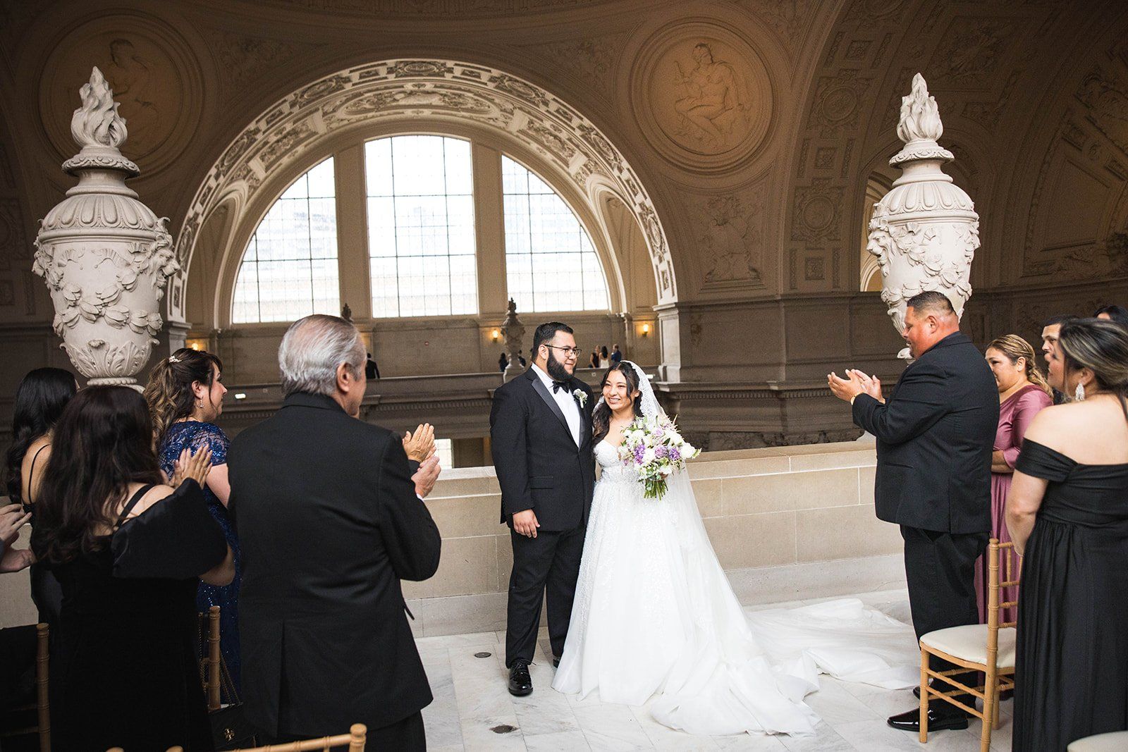 fourth-floor gallery city hall wedding, The Fourth-Floor North Gallery