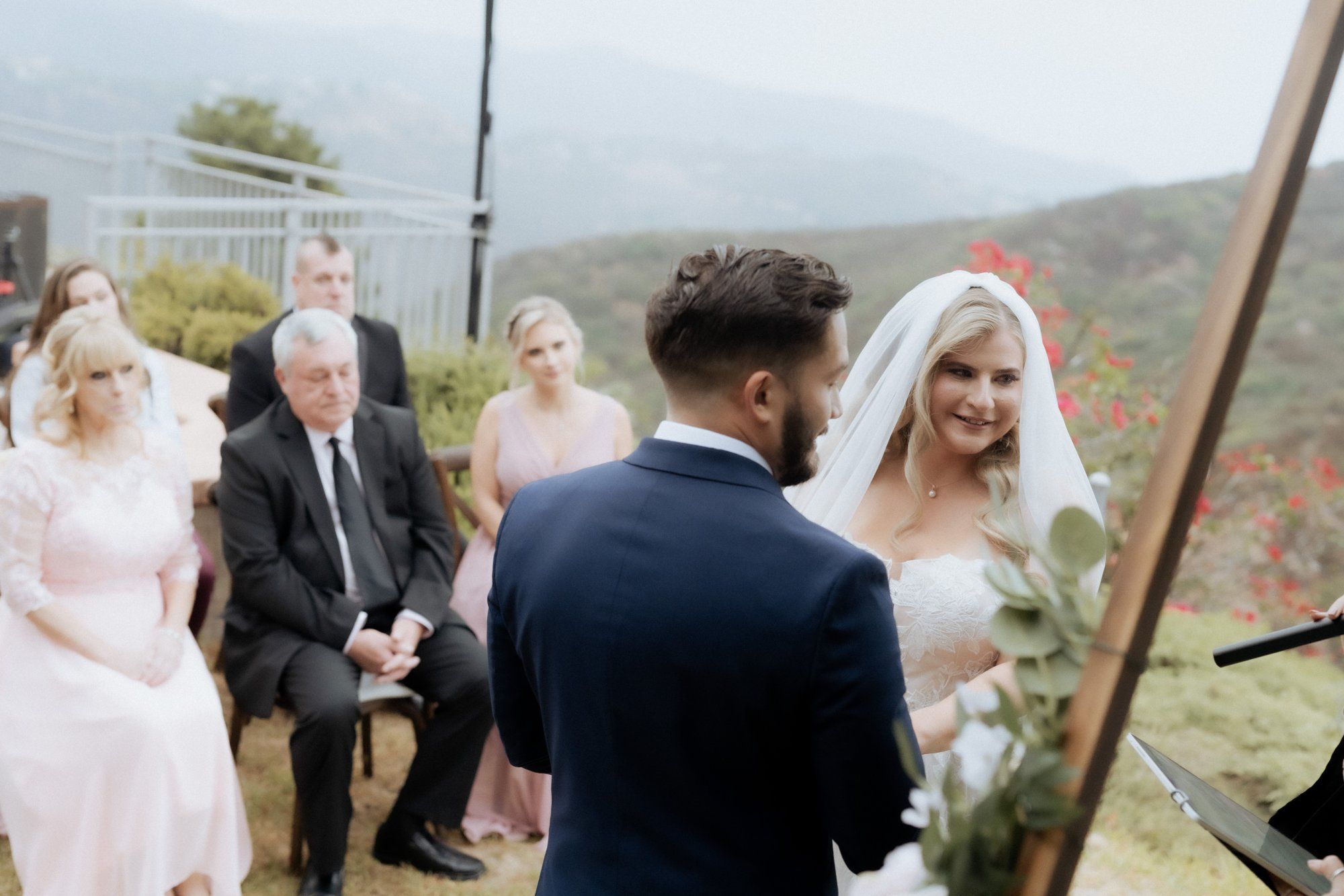 private cliffside residence wedding, malibu, An Ocean-View Ceremony at the Cliffside Residence in Malibu