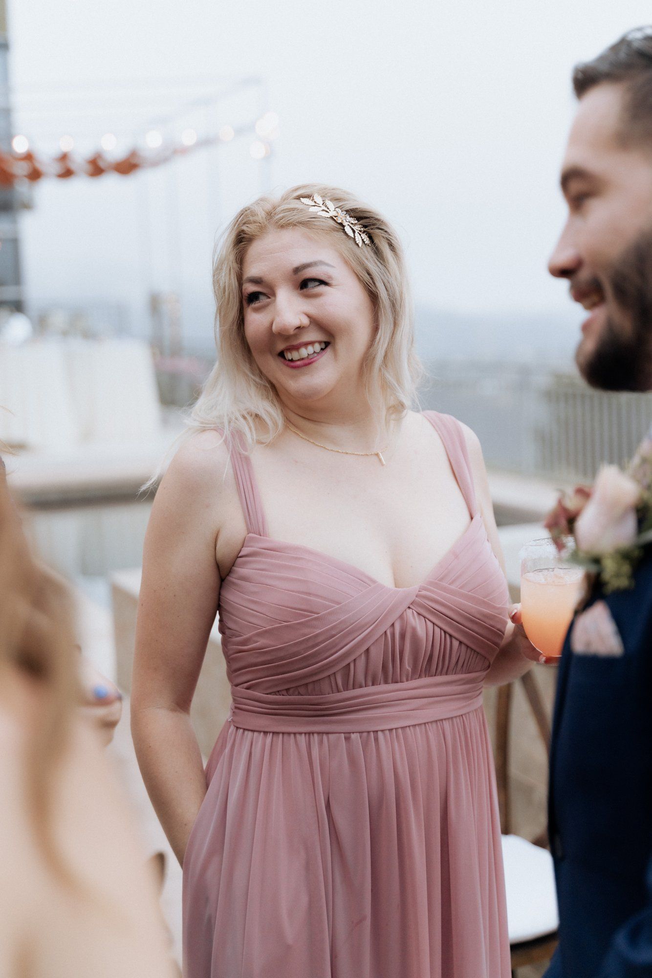 private cliffside residence wedding, malibu, Portraits Along the Coast at Sunset