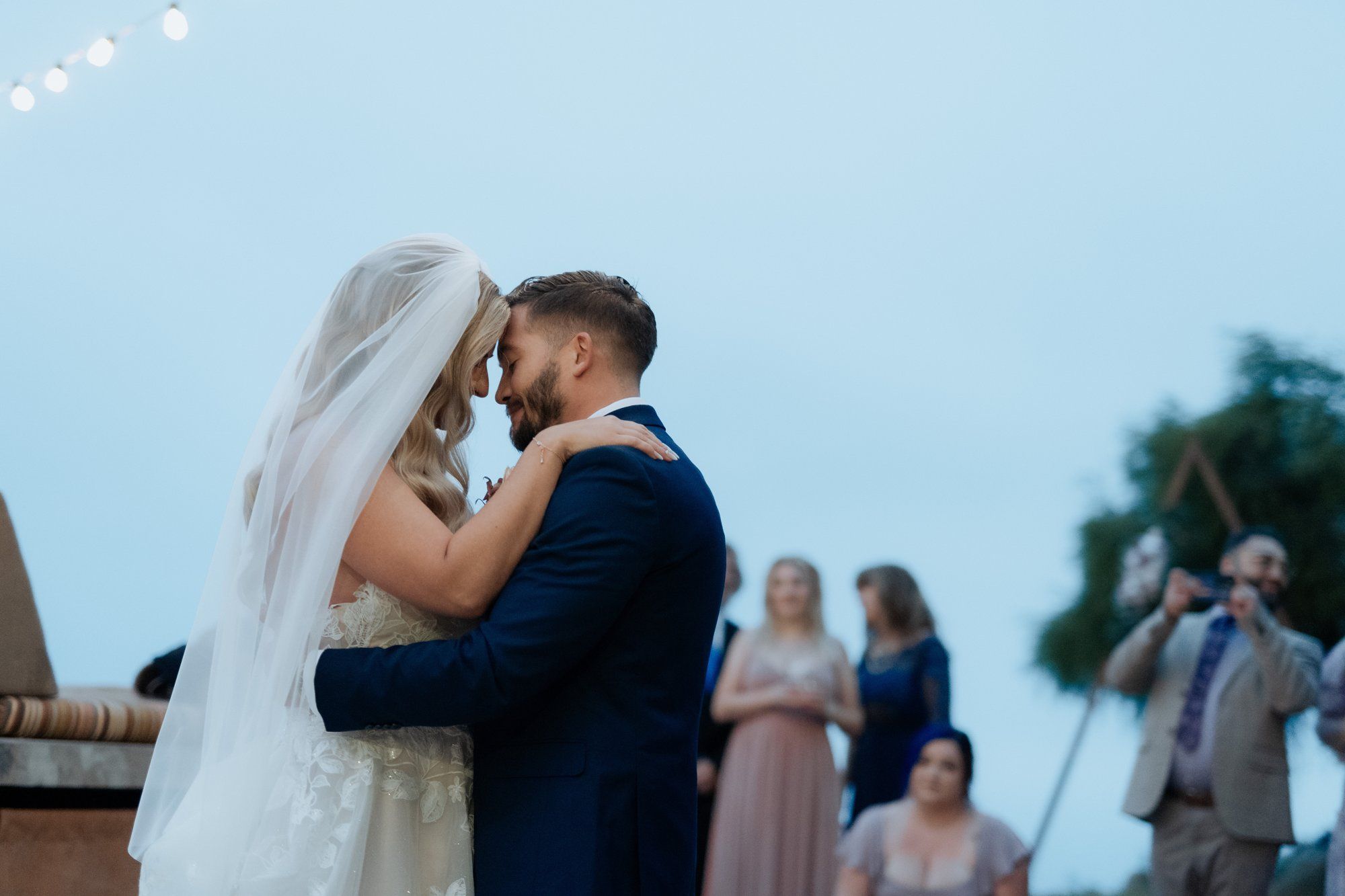 private cliffside residence wedding, malibu, Dinner, Dances, and the Cake by the Pool