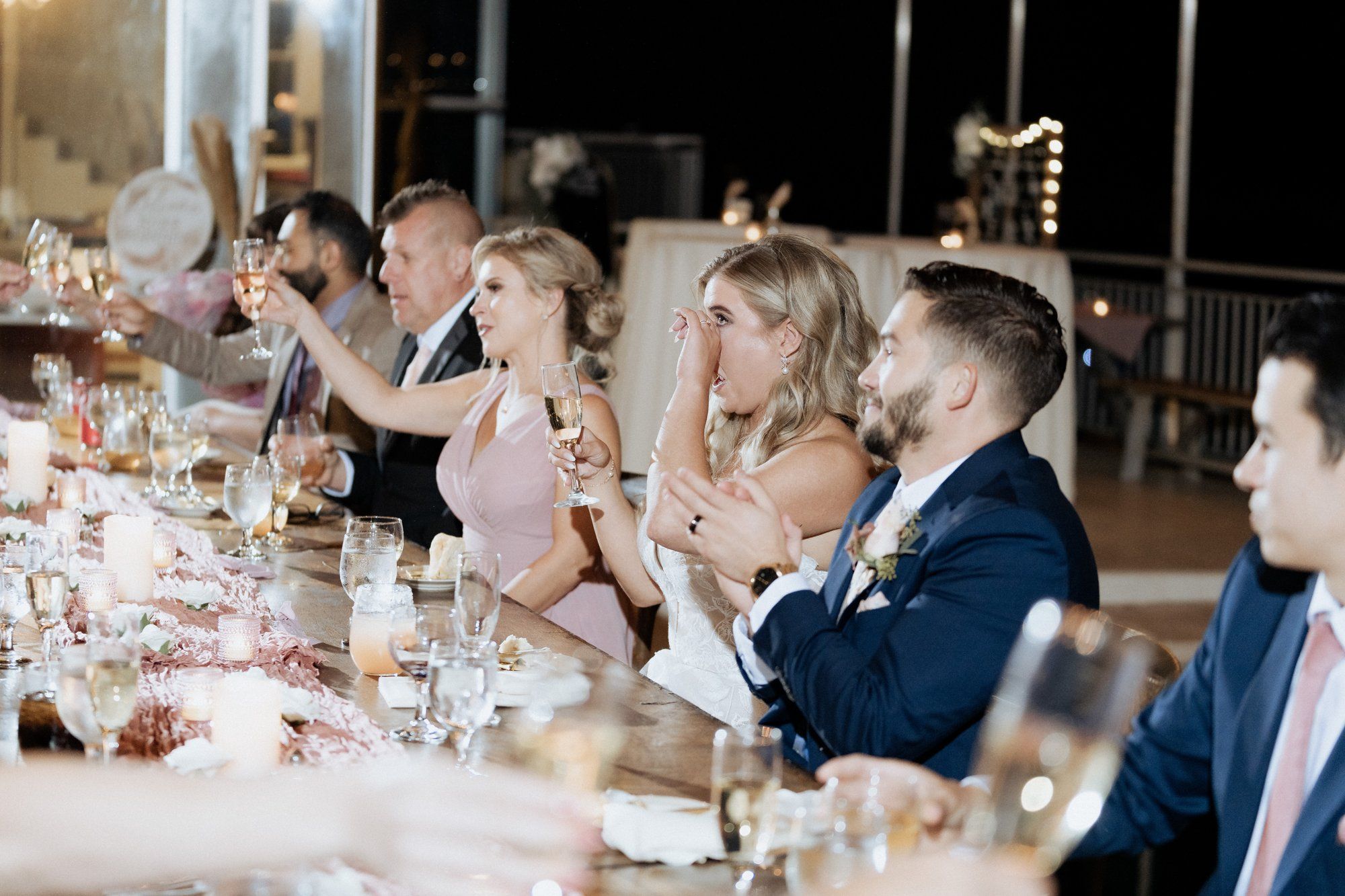 private cliffside residence wedding, malibu, Dinner, Dances, and the Cake by the Pool