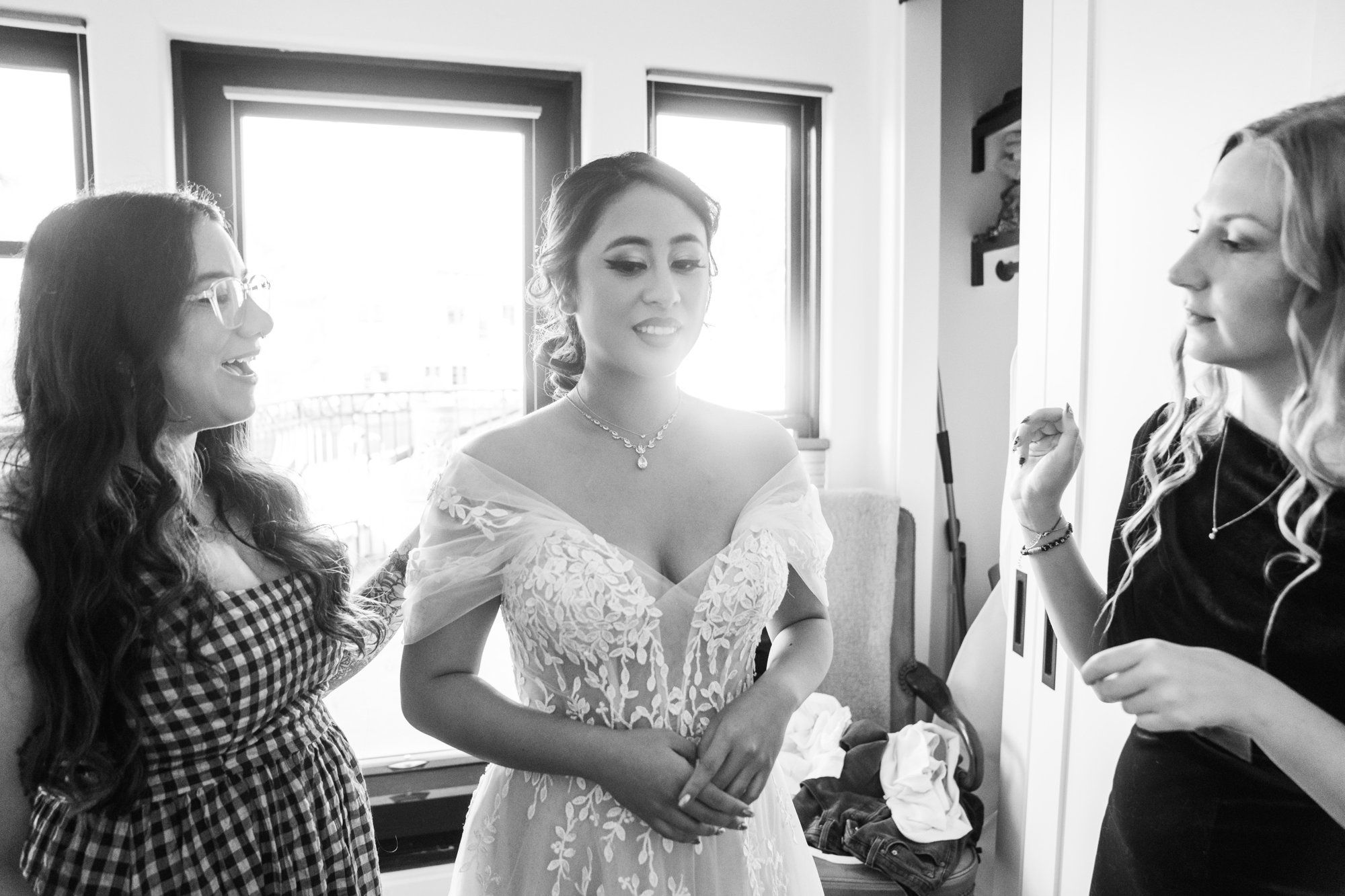 villa micro wedding at Villa Francesca, Getting Ready at Villa Francesca