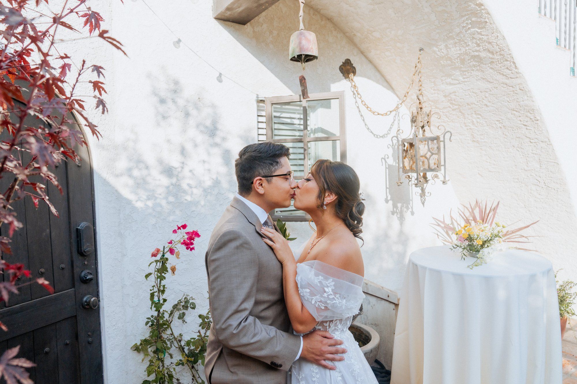 villa micro wedding at villa francesca, socal, Sunset Portraits at La Jolla Cove