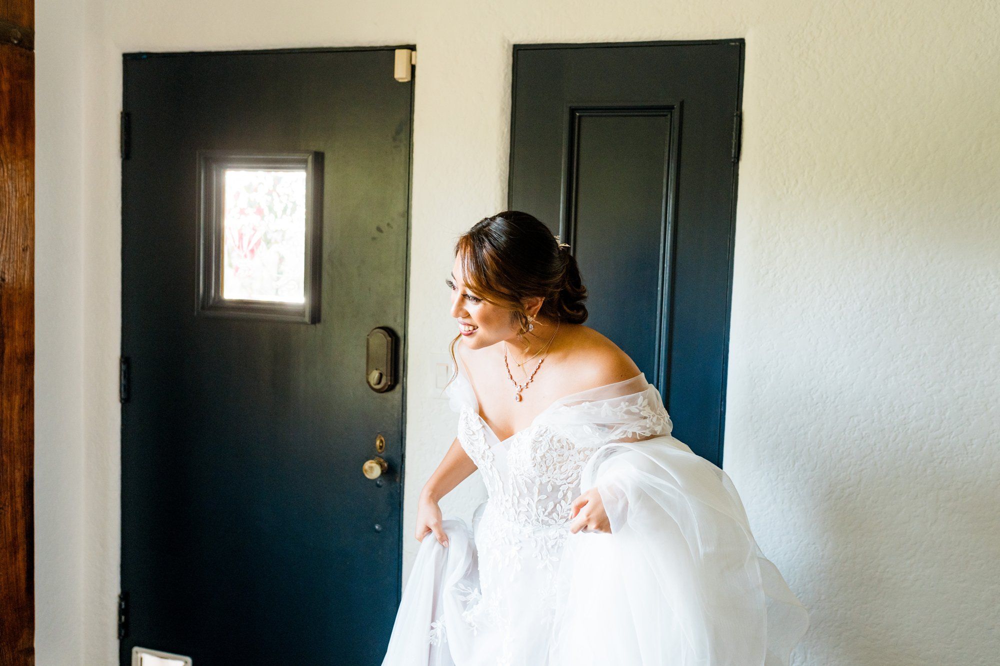 villa micro wedding at Villa Francesca, Getting Ready at Villa Francesca