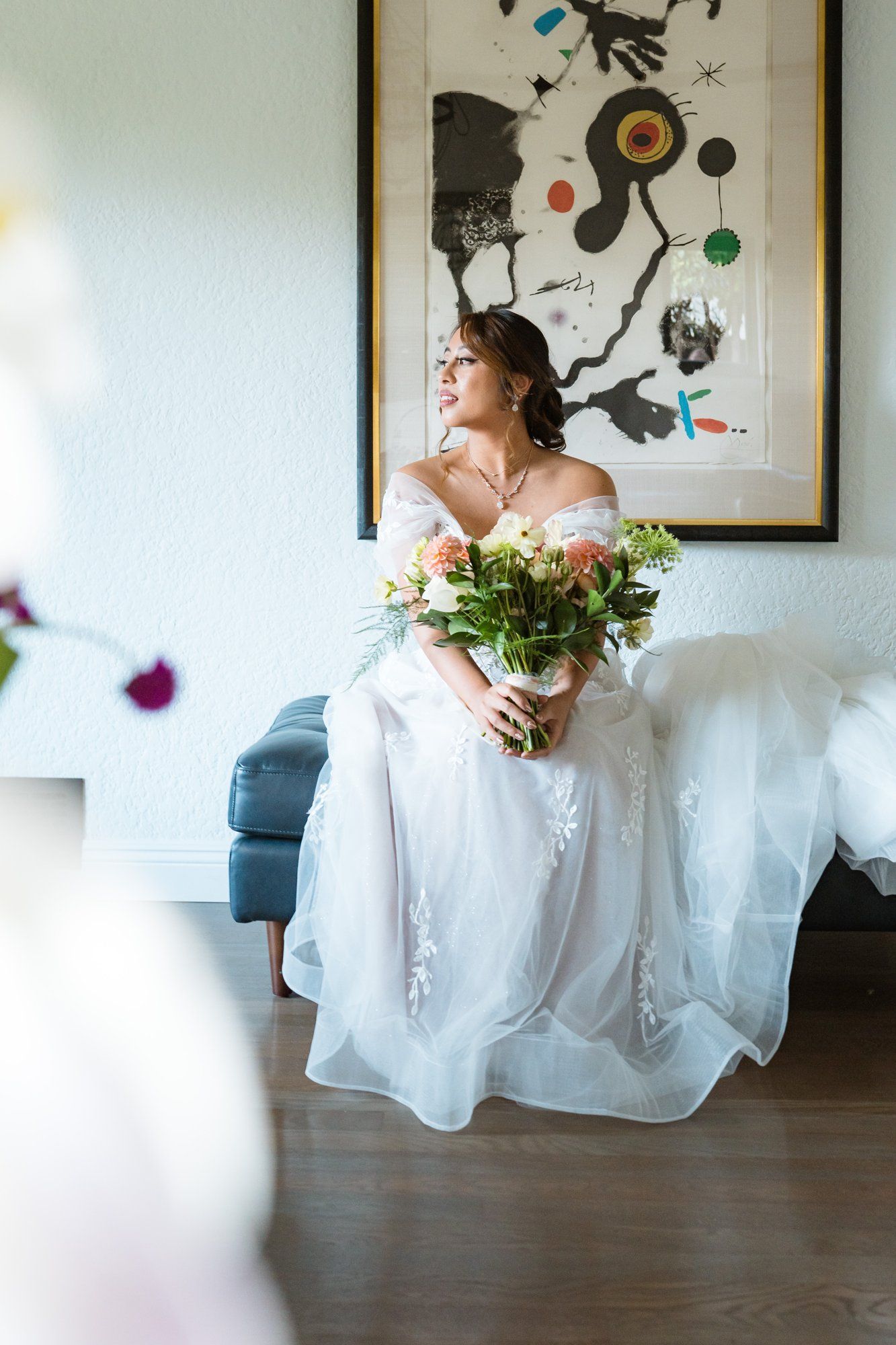 villa micro wedding at villa francesca, socal, Getting Ready at Villa Francesca