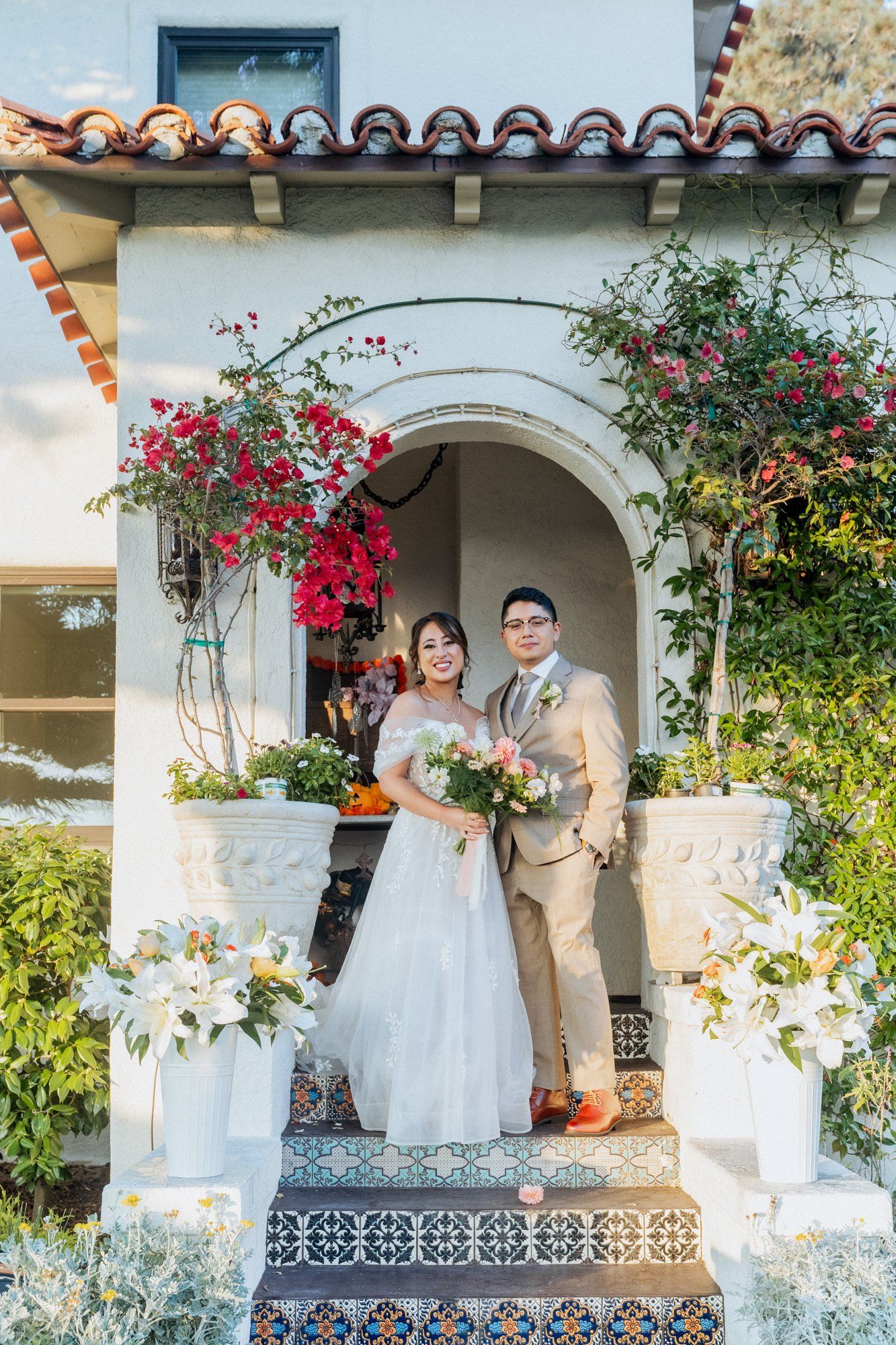 villa micro wedding at villa francesca, socal, Sunset Portraits at La Jolla Cove