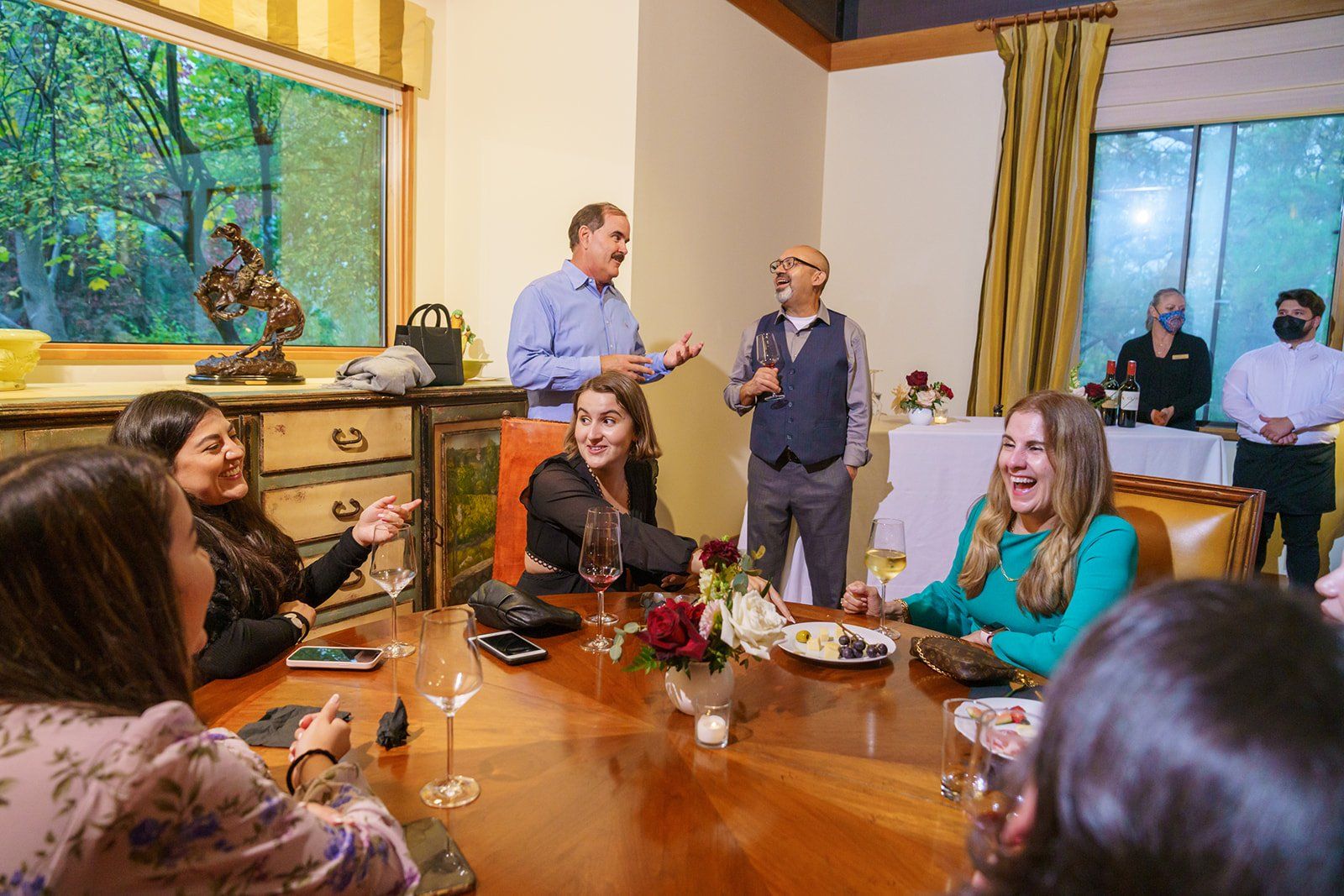 pandemic-era accessible vineyard wedding at cline family cellars, Dinner and the Cline Wines