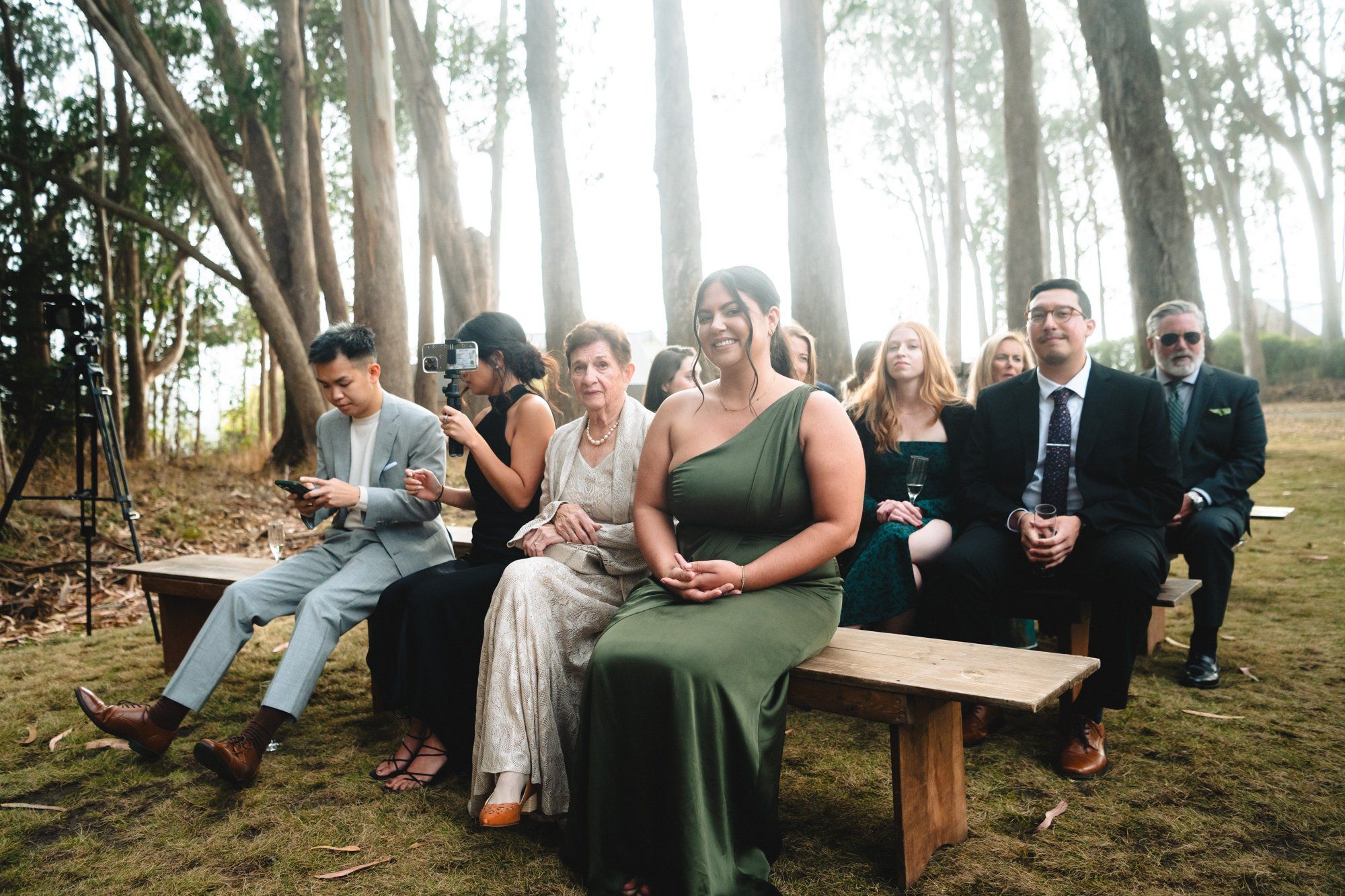oceanfront ranch micro wedding at spring ranch, Vows in the Mendocino Coastal Meadow