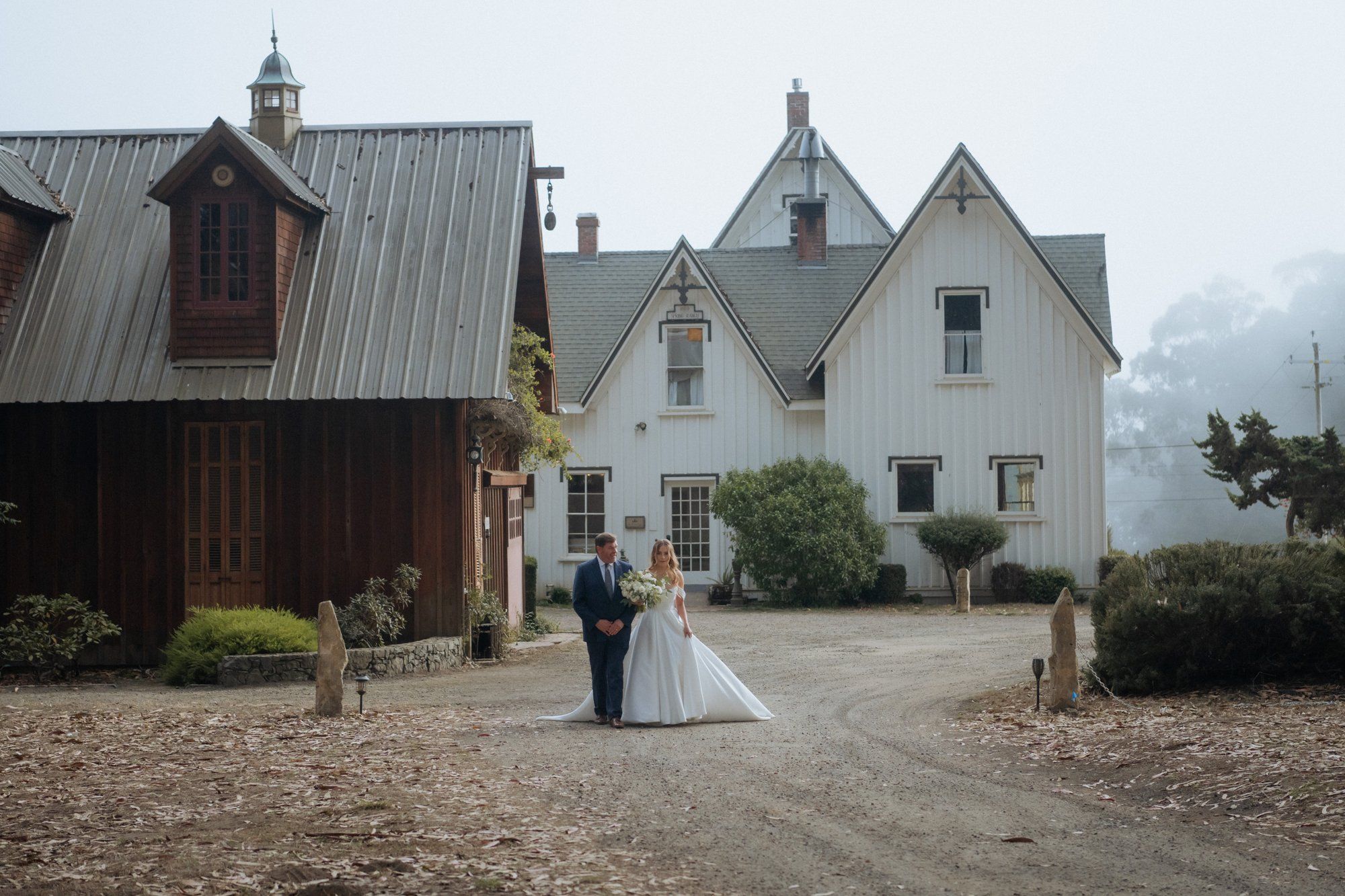 oceanfront ranch micro wedding at spring ranch, Portraits Among the Eucalyptus on the Mendocino Coast Ranch
