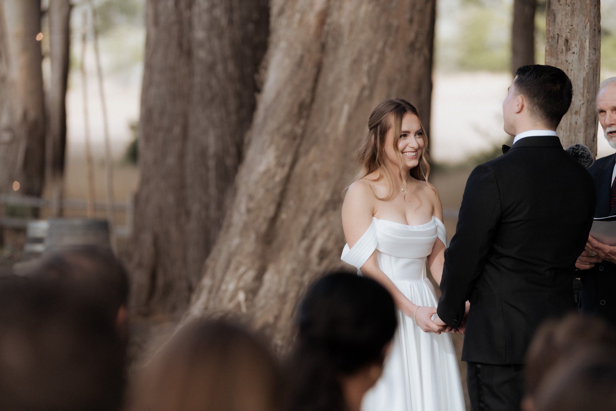 oceanfront ranch micro wedding at spring ranch, Vows in the Mendocino Coastal Meadow