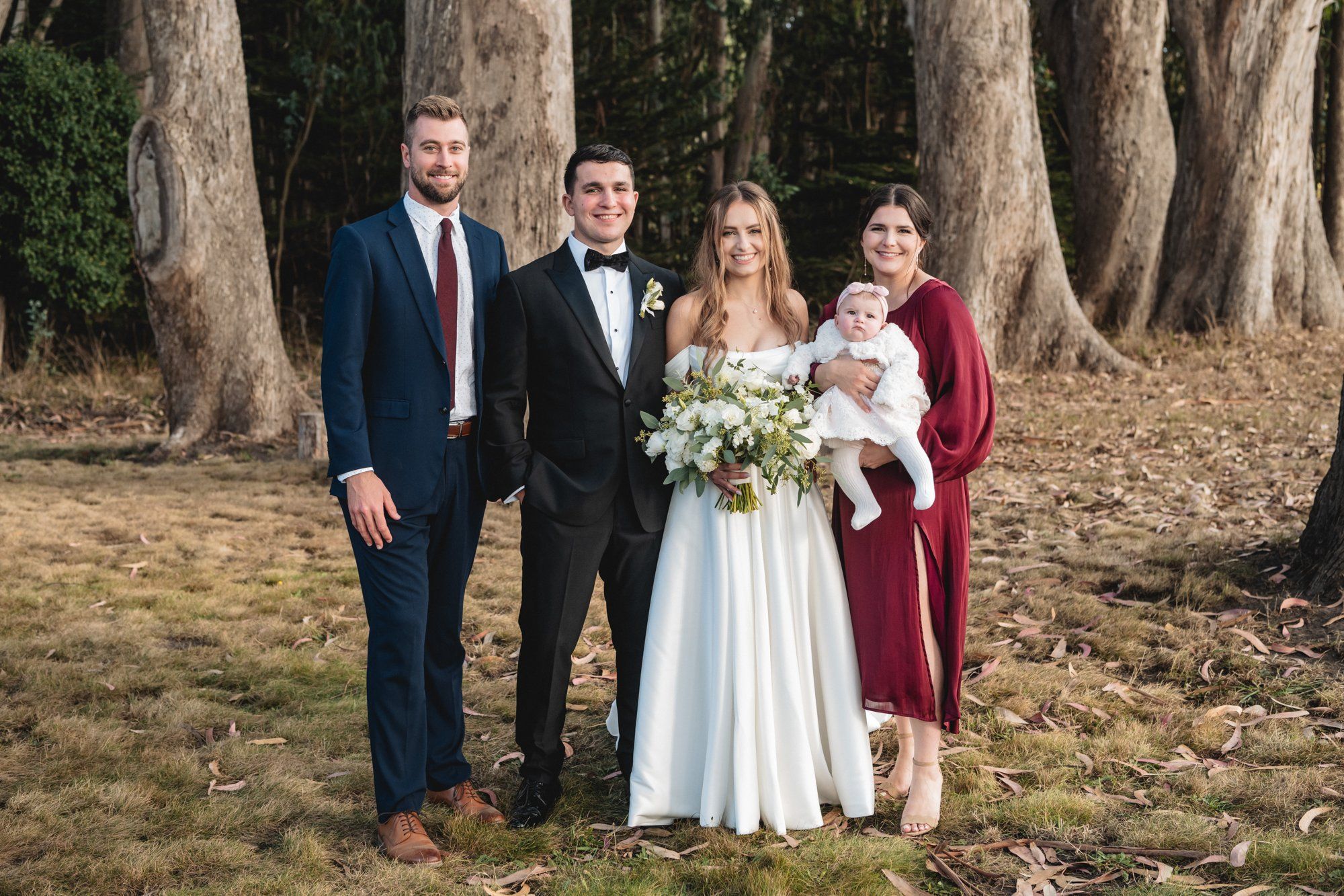 oceanfront ranch micro wedding at spring ranch, Portraits Among the Eucalyptus on the Mendocino Coast Ranch