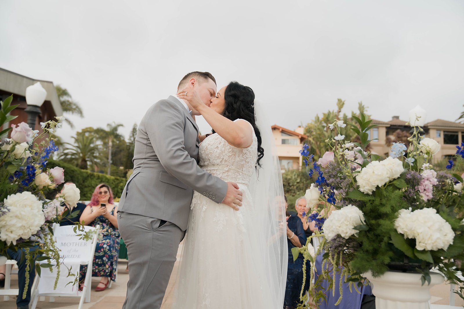 cliffside gazebo ceremony + beach sunset, dana point, The Cliffside Gazebo Ceremony