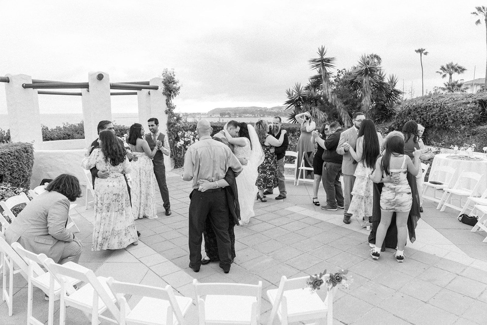 cliffside gazebo ceremony + beach sunset, dana point, Sunset on the Sand, Then Orange Hill