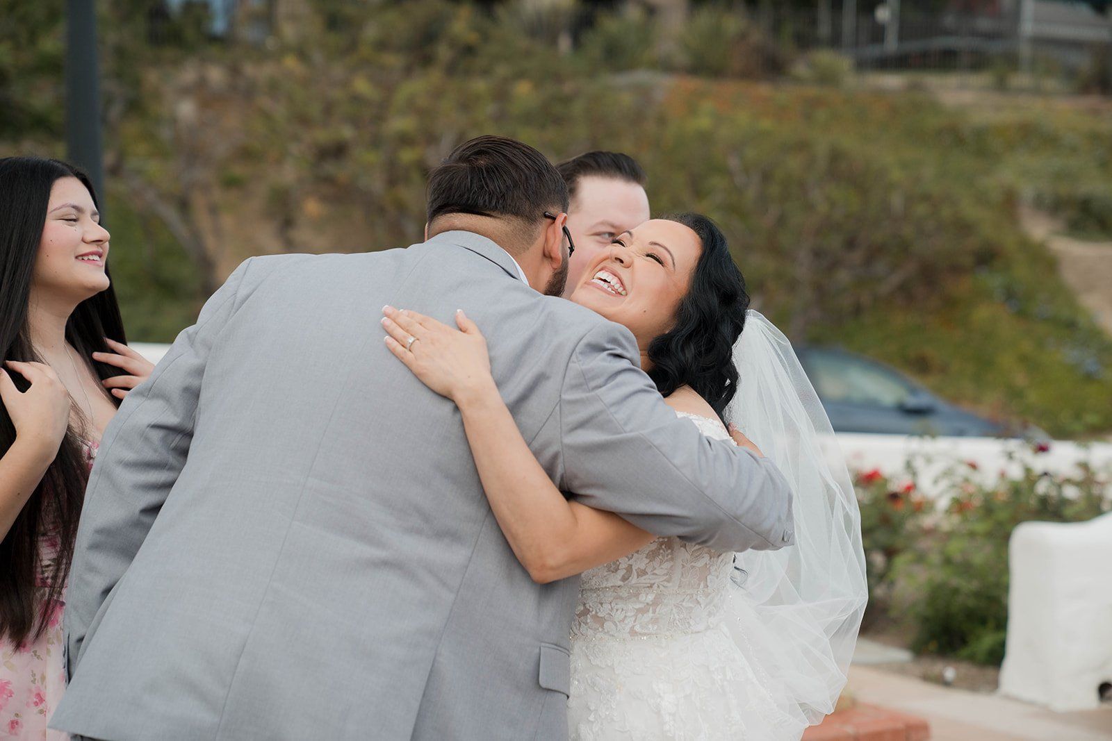 cliffside gazebo ceremony + beach sunset, dana point, Family, Cake, and the First Dance