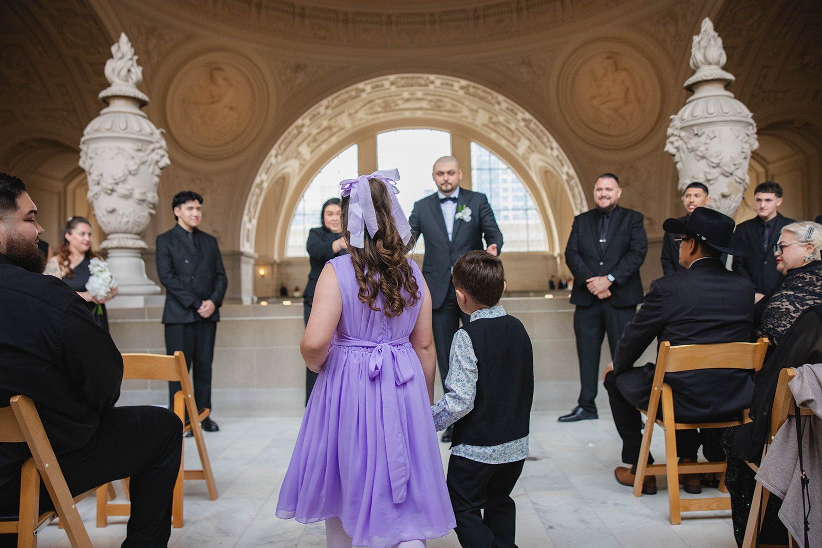 fine-dining micro wedding at wayfare tavern, sf, Married at San Francisco City Hall