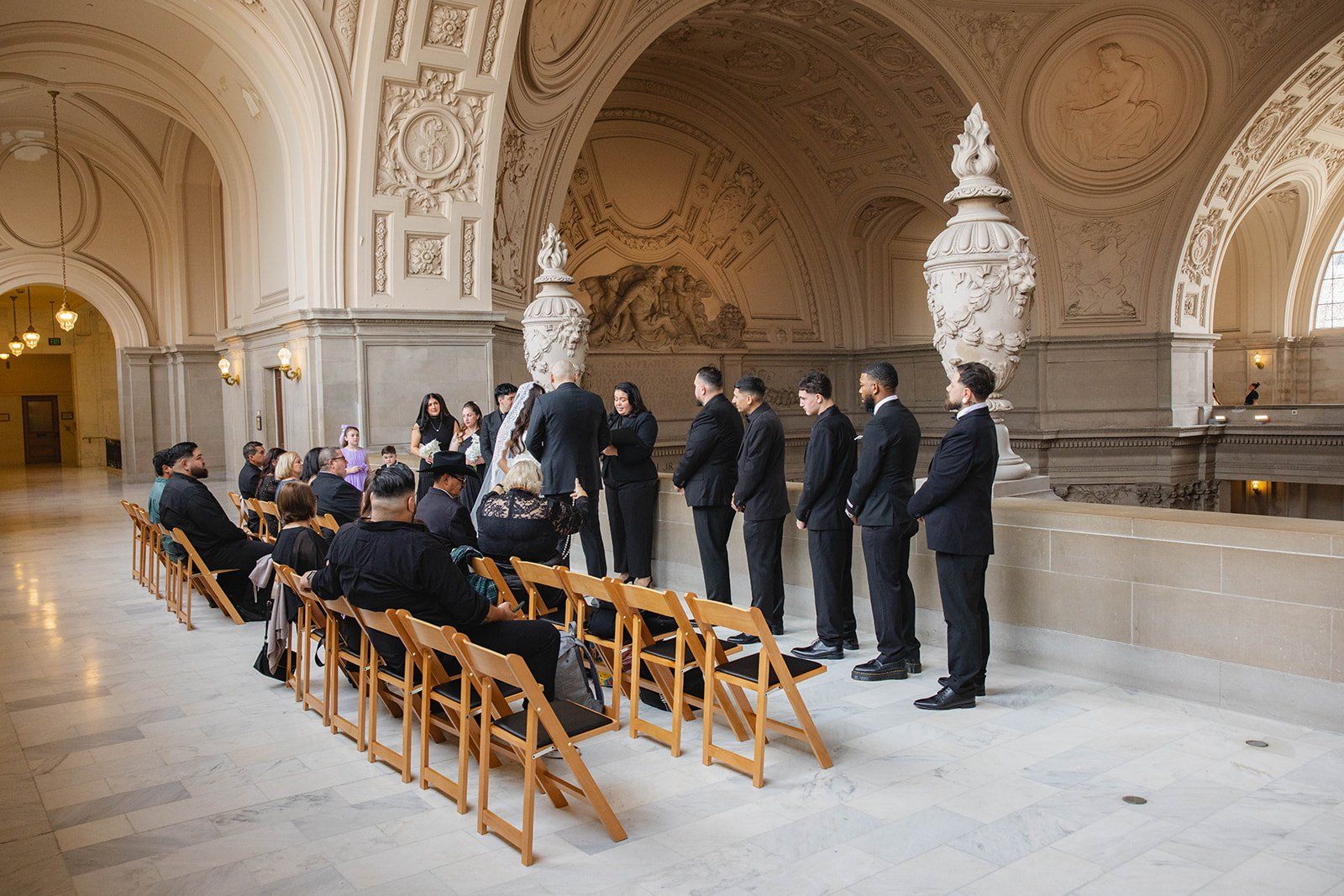fine-dining micro wedding at wayfare tavern, sf, Married at San Francisco City Hall