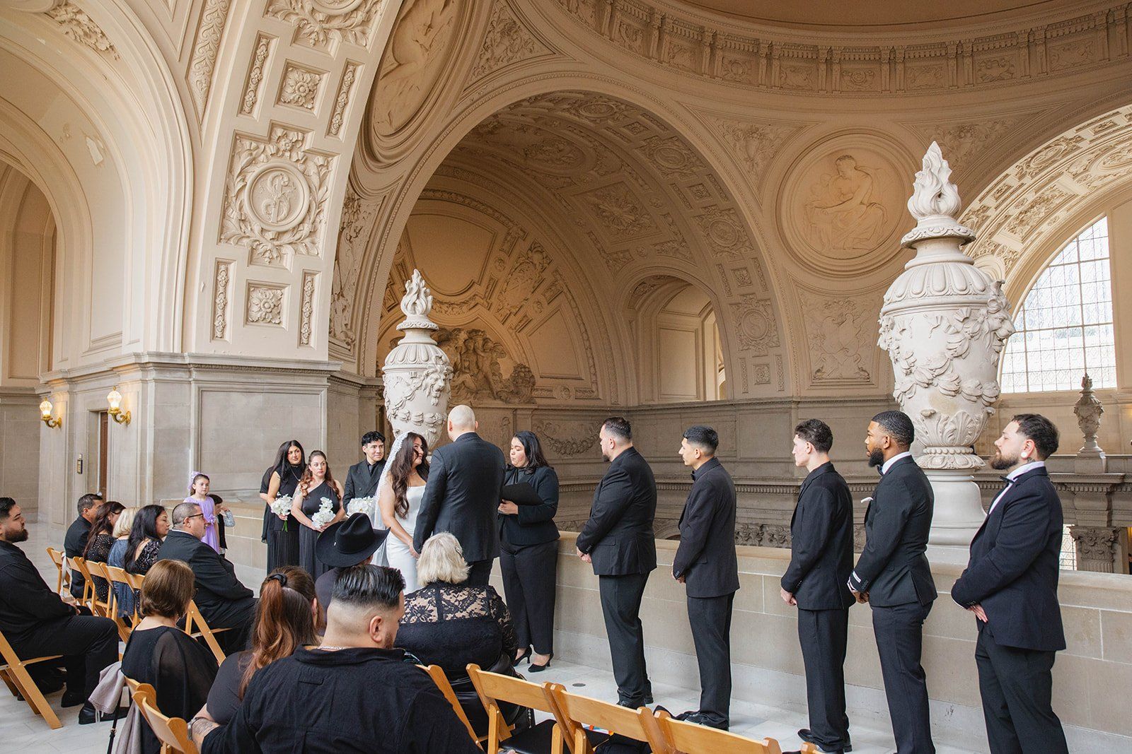 fine-dining micro wedding at wayfare tavern, sf, Married at San Francisco City Hall