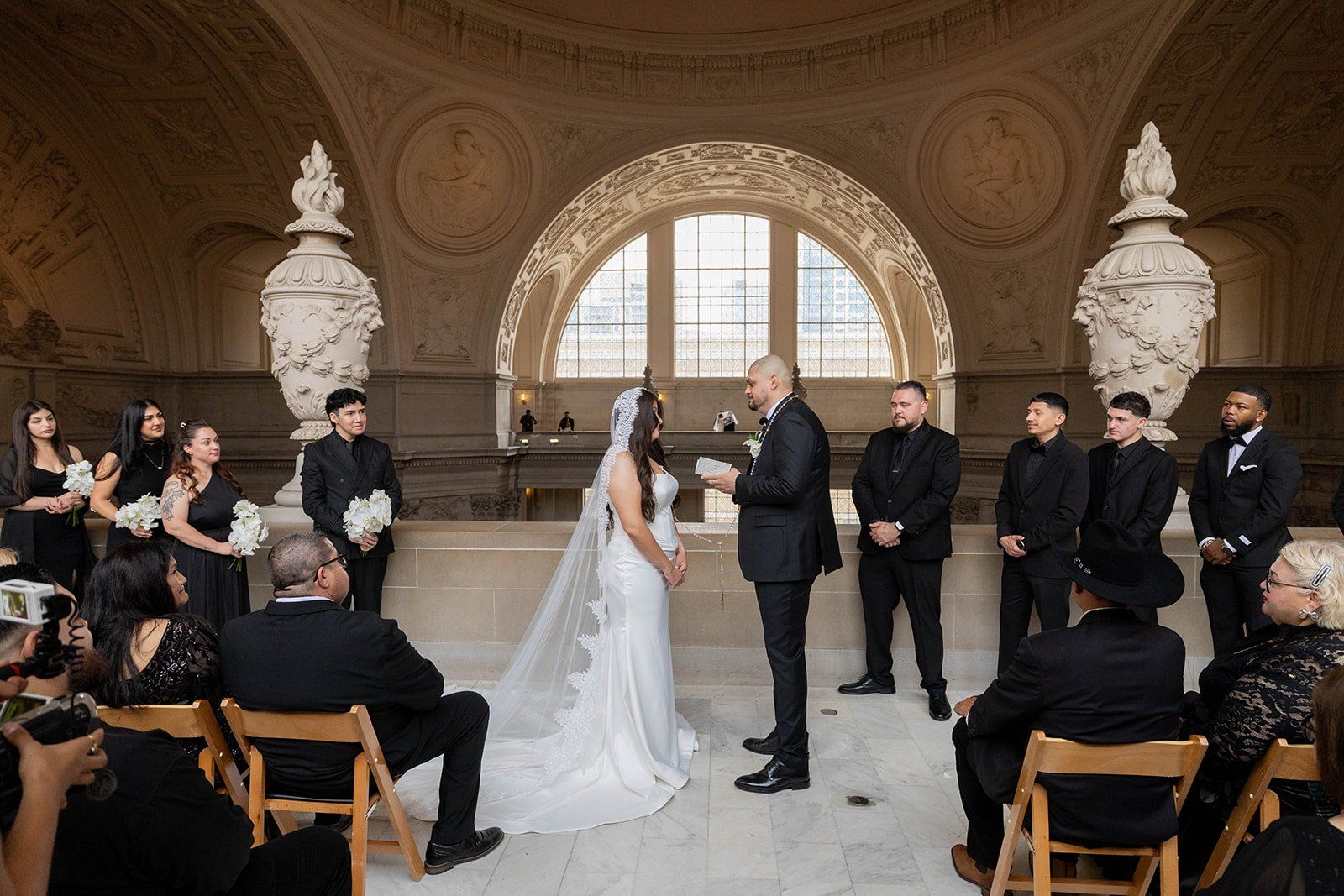 fine-dining micro wedding at wayfare tavern, sf, Married at San Francisco City Hall