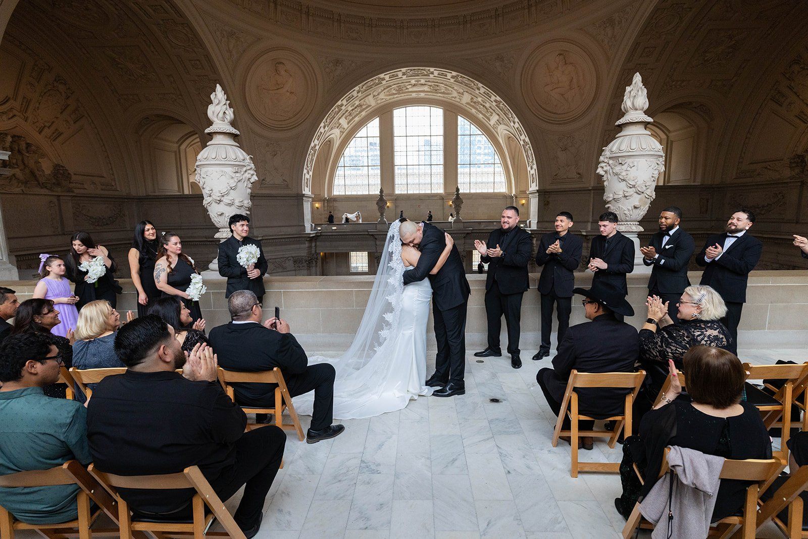fine-dining micro wedding at wayfare tavern, sf, Married at San Francisco City Hall
