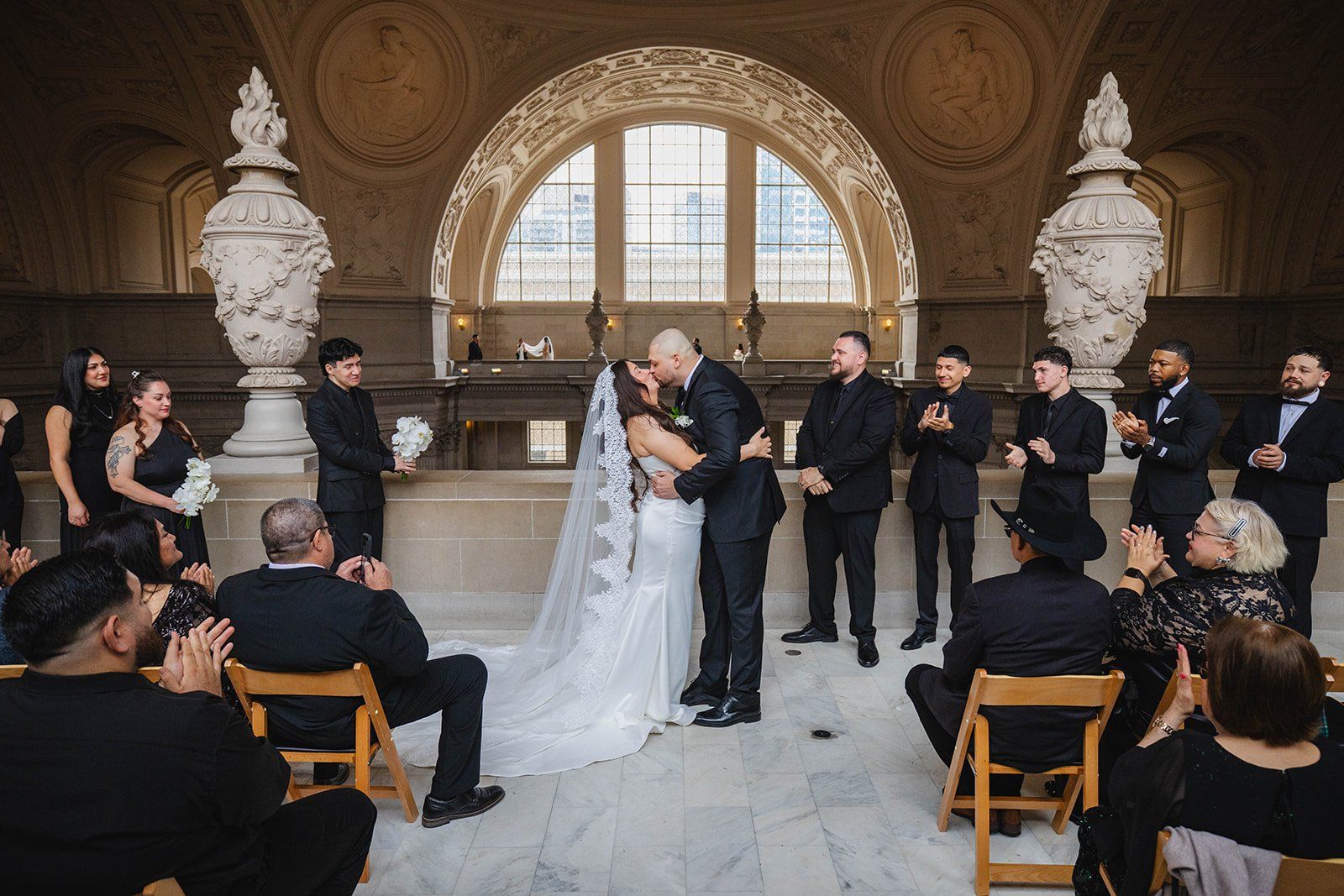 fine-dining micro wedding at wayfare tavern, sf, Married at San Francisco City Hall