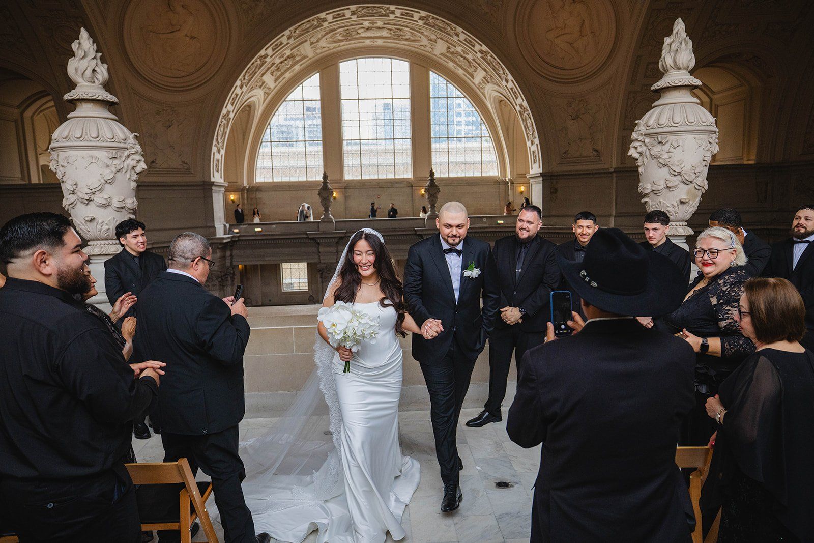 fine-dining micro wedding at wayfare tavern, sf, Married at San Francisco City Hall