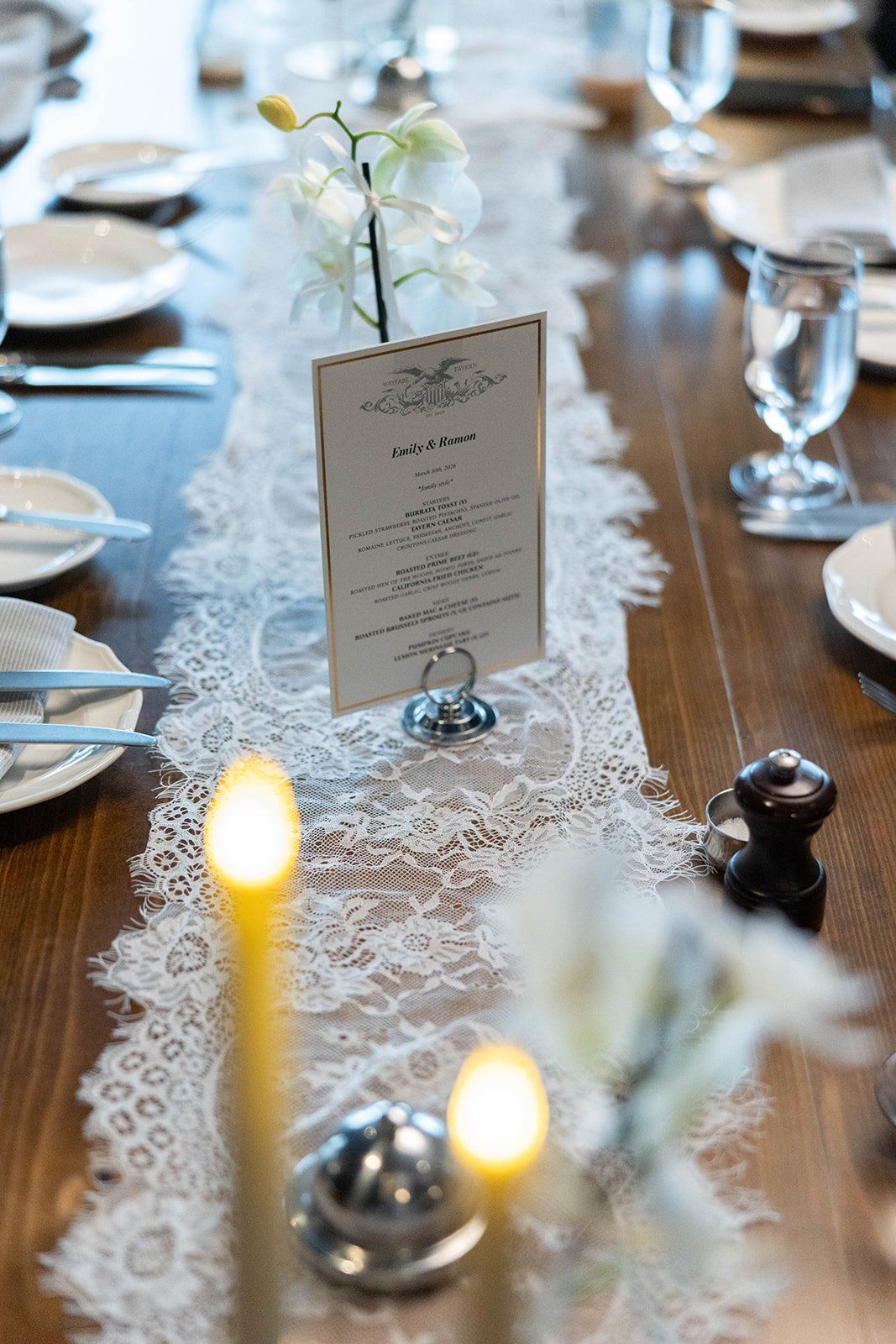 fine-dining micro wedding at wayfare tavern, sf, Dinner at Wayfare Tavern