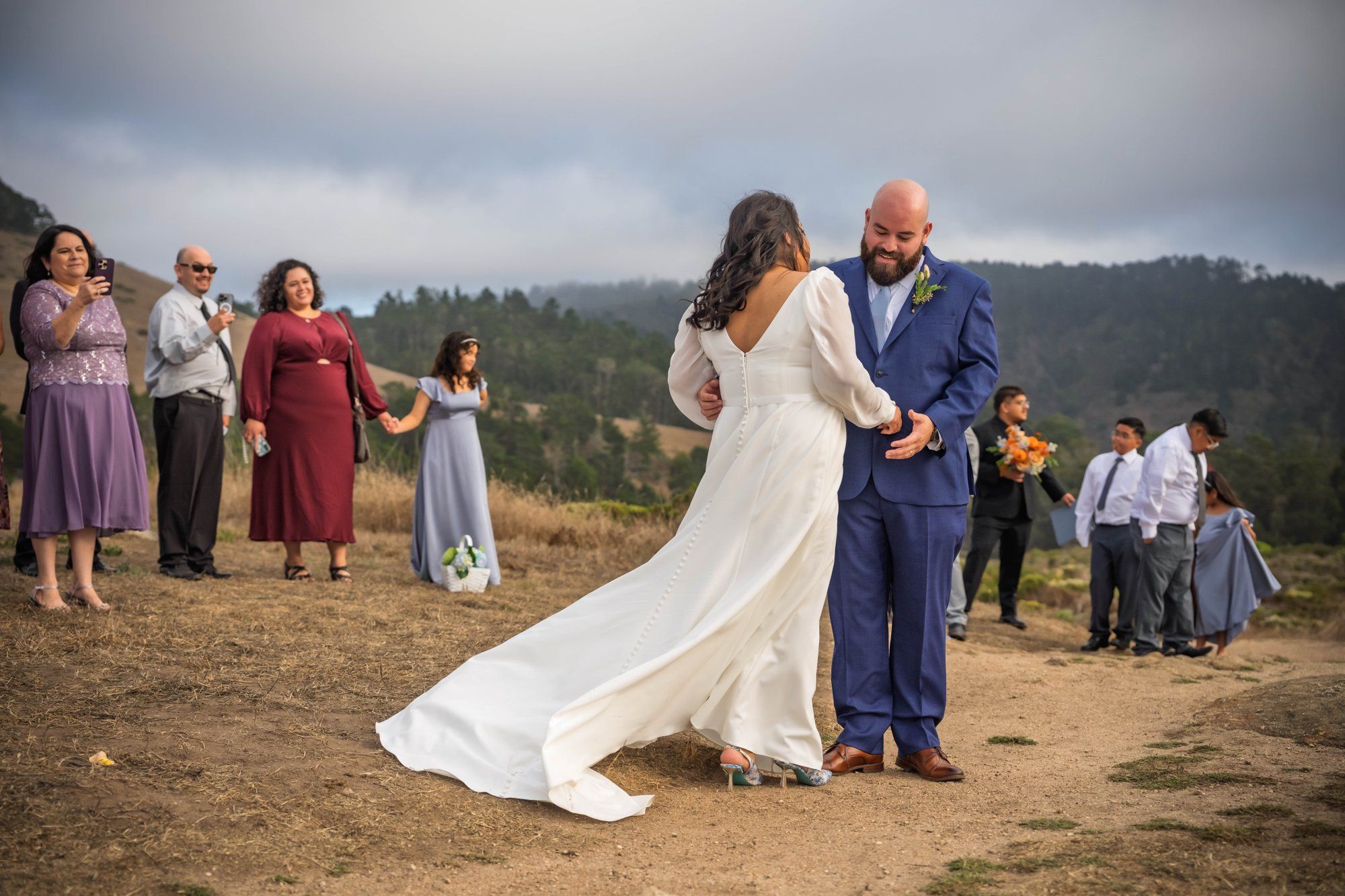 carmel wedding rock cliffside elopement, Married on the Rock, Above the Pacific