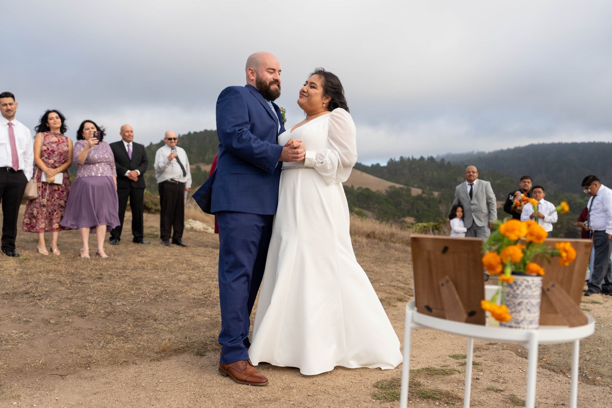 carmel wedding rock cliffside elopement, Married on the Rock, Above the Pacific
