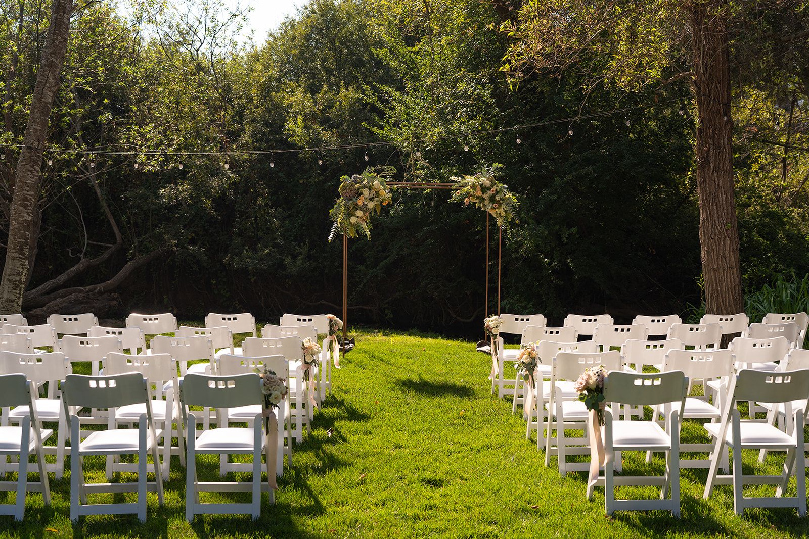 lower-lawn ceremony at olema house (51 guests), Vows on the Lower Lawn at Olema House