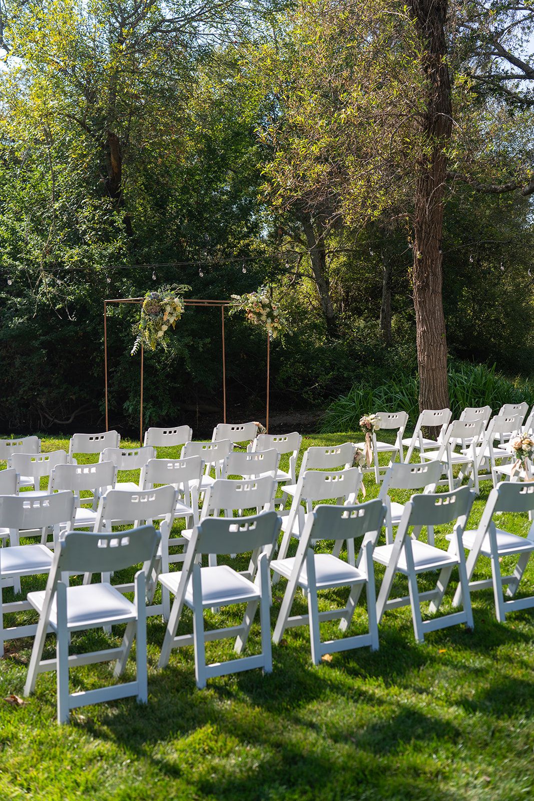lower-lawn ceremony at olema house (51 guests), Vows on the Lower Lawn at Olema House