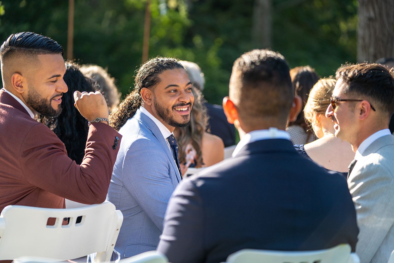 lower-lawn ceremony at olema house (51 guests), Vows on the Lower Lawn at Olema House