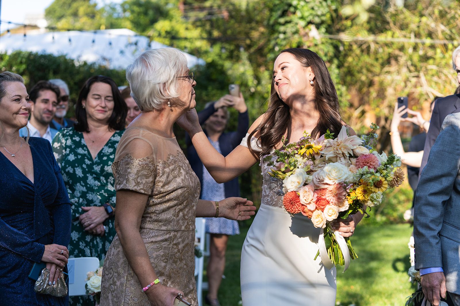lower-lawn ceremony at olema house, The Lower-Lawn Ceremony at Olema House